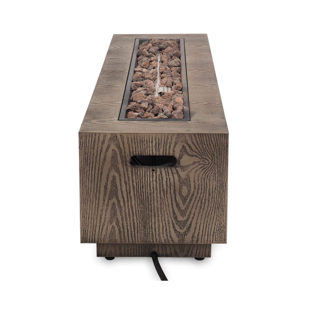 Alora 48-Inch Modern 50K BTU Outdoor Rectangular Propane Gas Fire Pit With Lava Rocks (SAK82521) – SAKSBY WHOLESALE, view 3