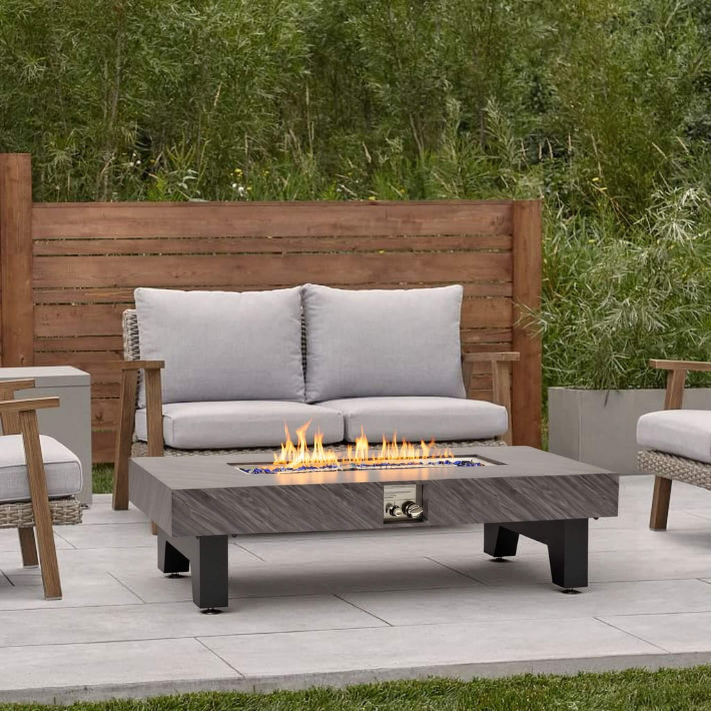 Alora 54-Inch Modern Outdoor Propane Fire Pit Table With Waterproof Cover (SAK42628) – SAKSBY WHOLESALE, view 18