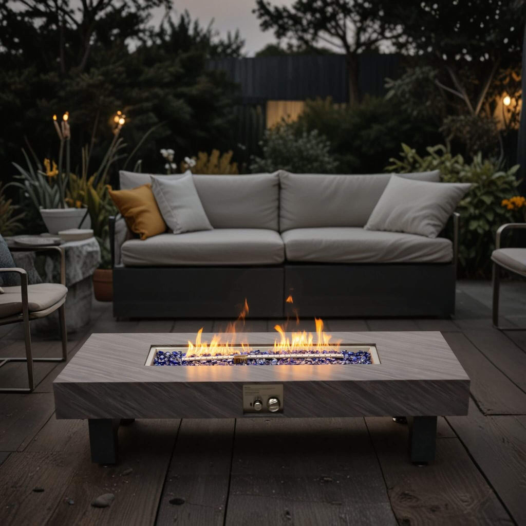 Alora 54-Inch Modern Outdoor Propane Fire Pit Table With Waterproof Cover (SAK42628) – SAKSBY WHOLESALE, view 15