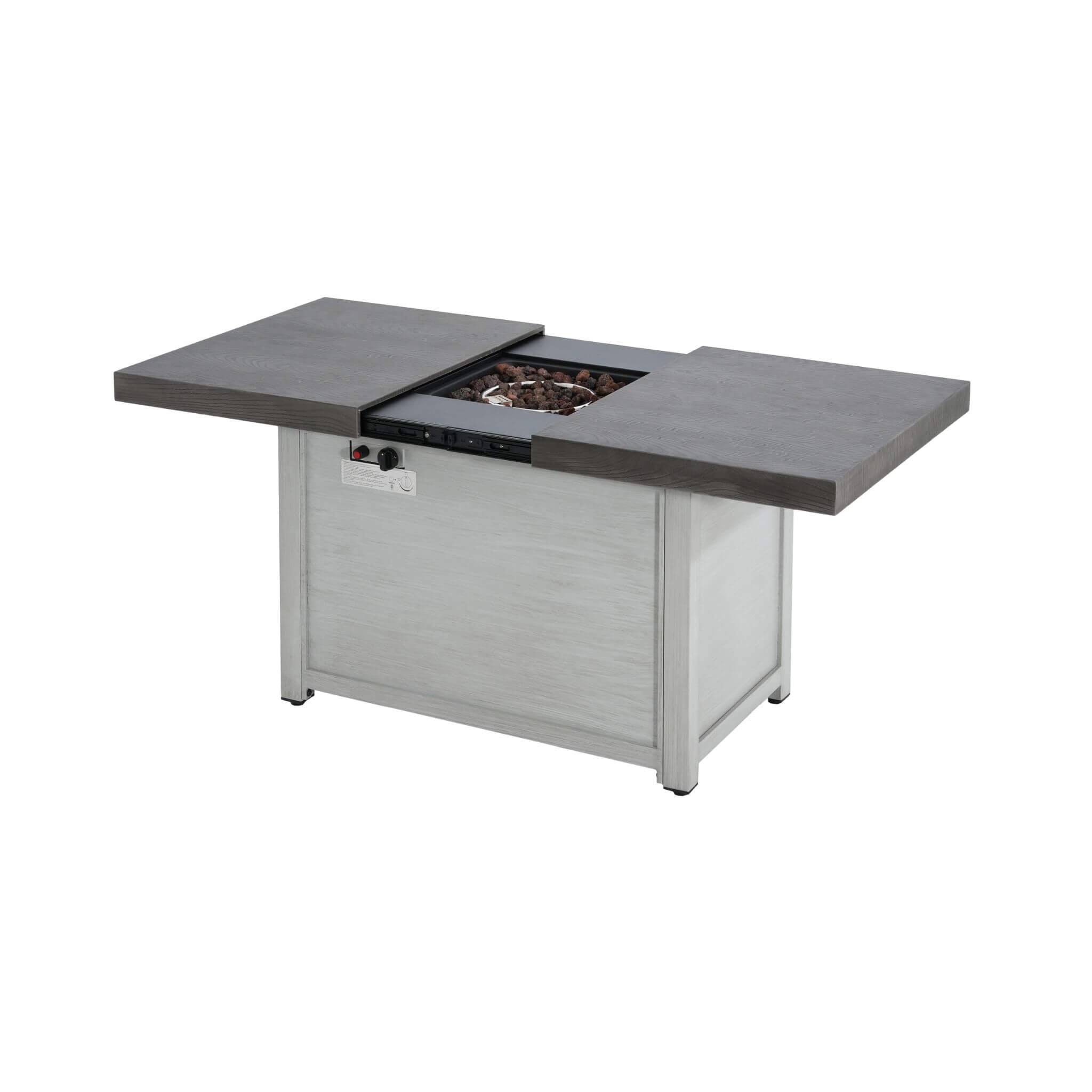 Alora Premium 50K BTU Rectangle Outdoor Aluminum Fire Pit Table (SAK70248) – SAKSBY WHOLESALE, view 5