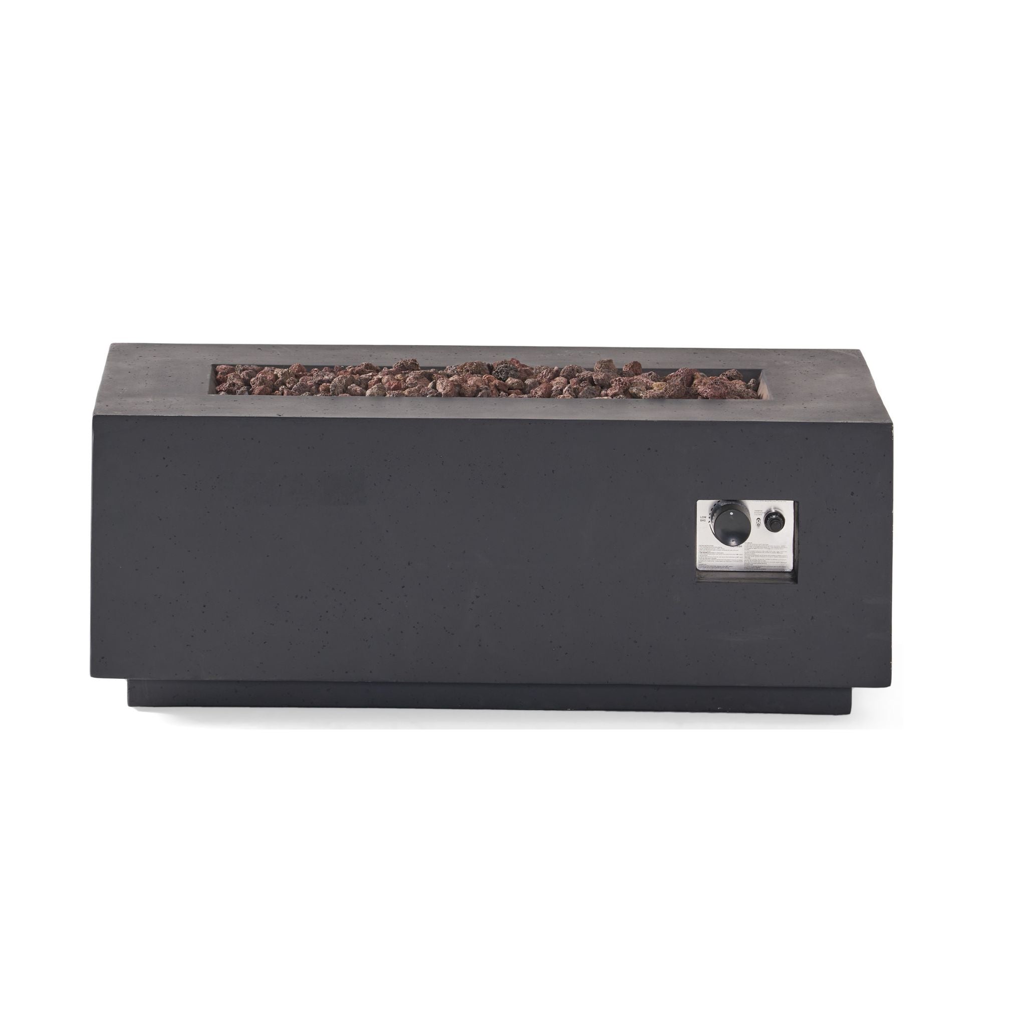 Alora Premium Outdoor Contemporary 40K BTU Rectangular Propane Gas Fire Pit Table (SAK96153) – SAKSBY WHOLESALE