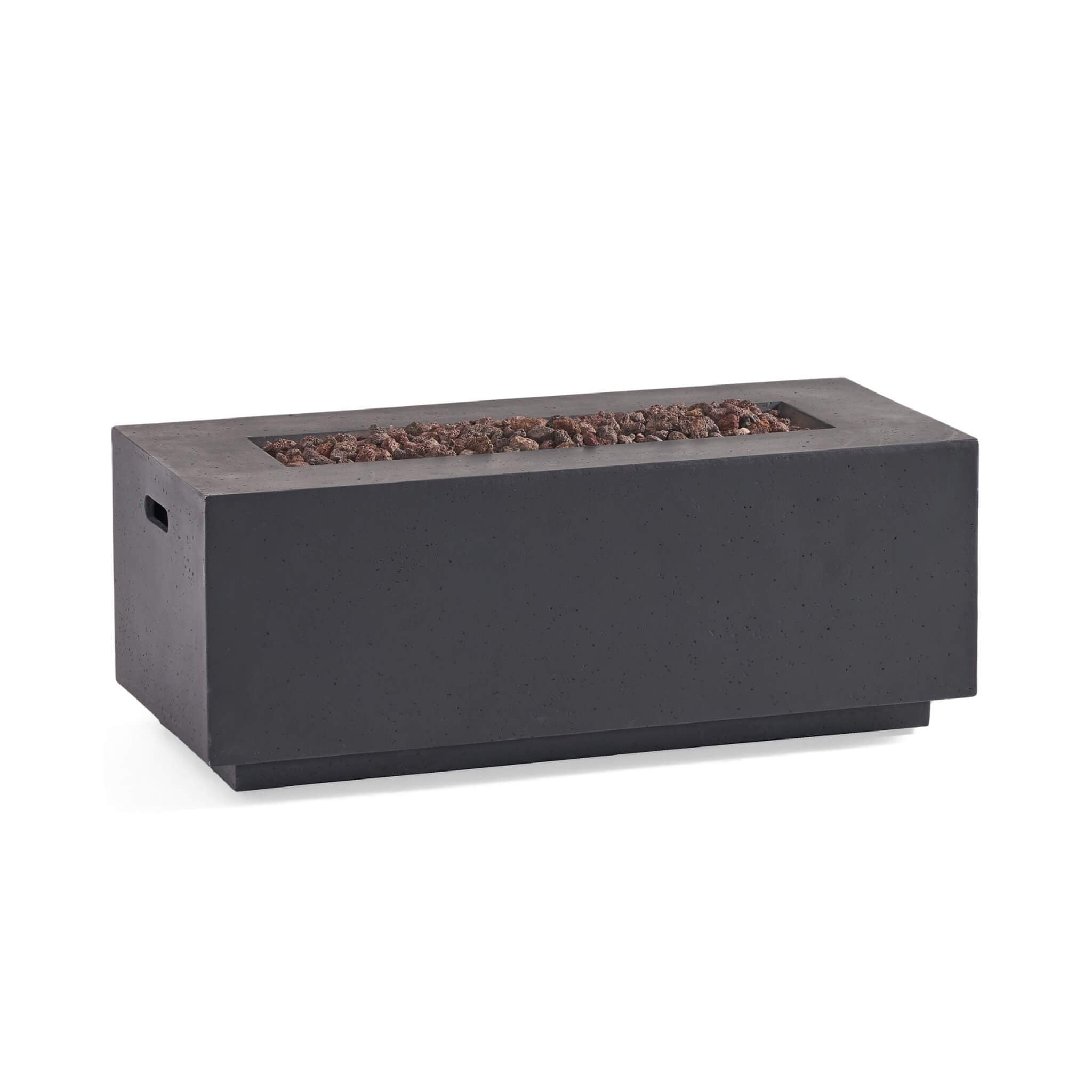 Alora Premium Outdoor Contemporary 40K BTU Rectangular Propane Gas Fire Pit Table (SAK96153) – SAKSBY WHOLESALE, view 7