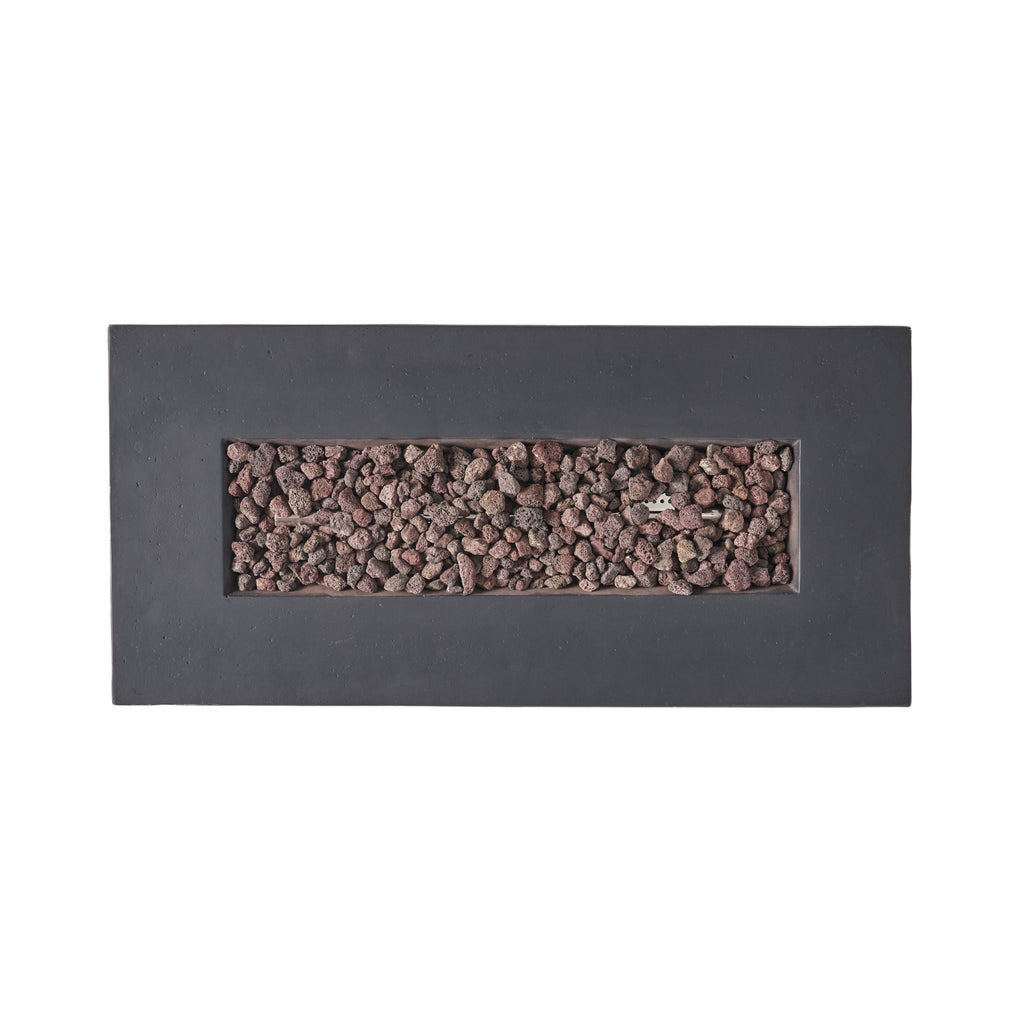 Alora Premium Outdoor Contemporary 40K BTU Rectangular Propane Gas Fire Pit Table (SAK96153) – SAKSBY WHOLESALE, view 5