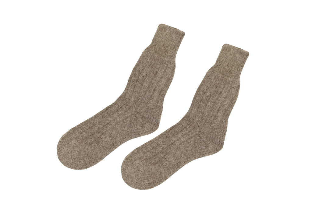 tittimitti tittimitti® Women’s Alpaca Wool Socks 1 Pair – Soft Warm Winter Crew Socks (Made in Italy) — in-use photo