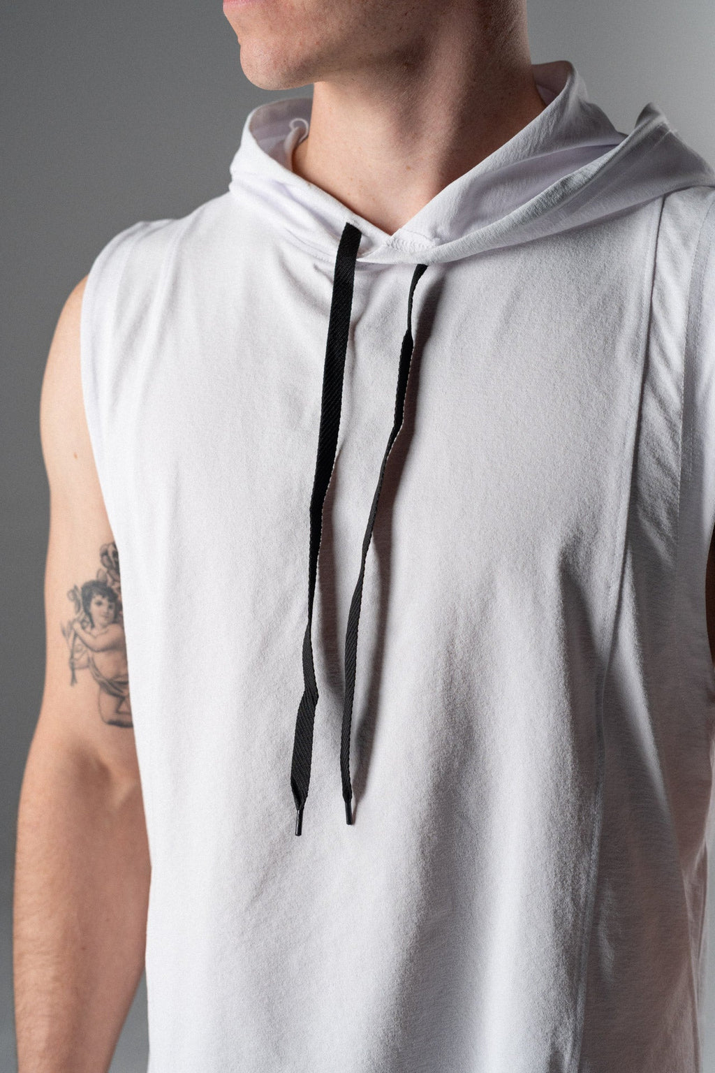 DETERMINED hooded sleeveless