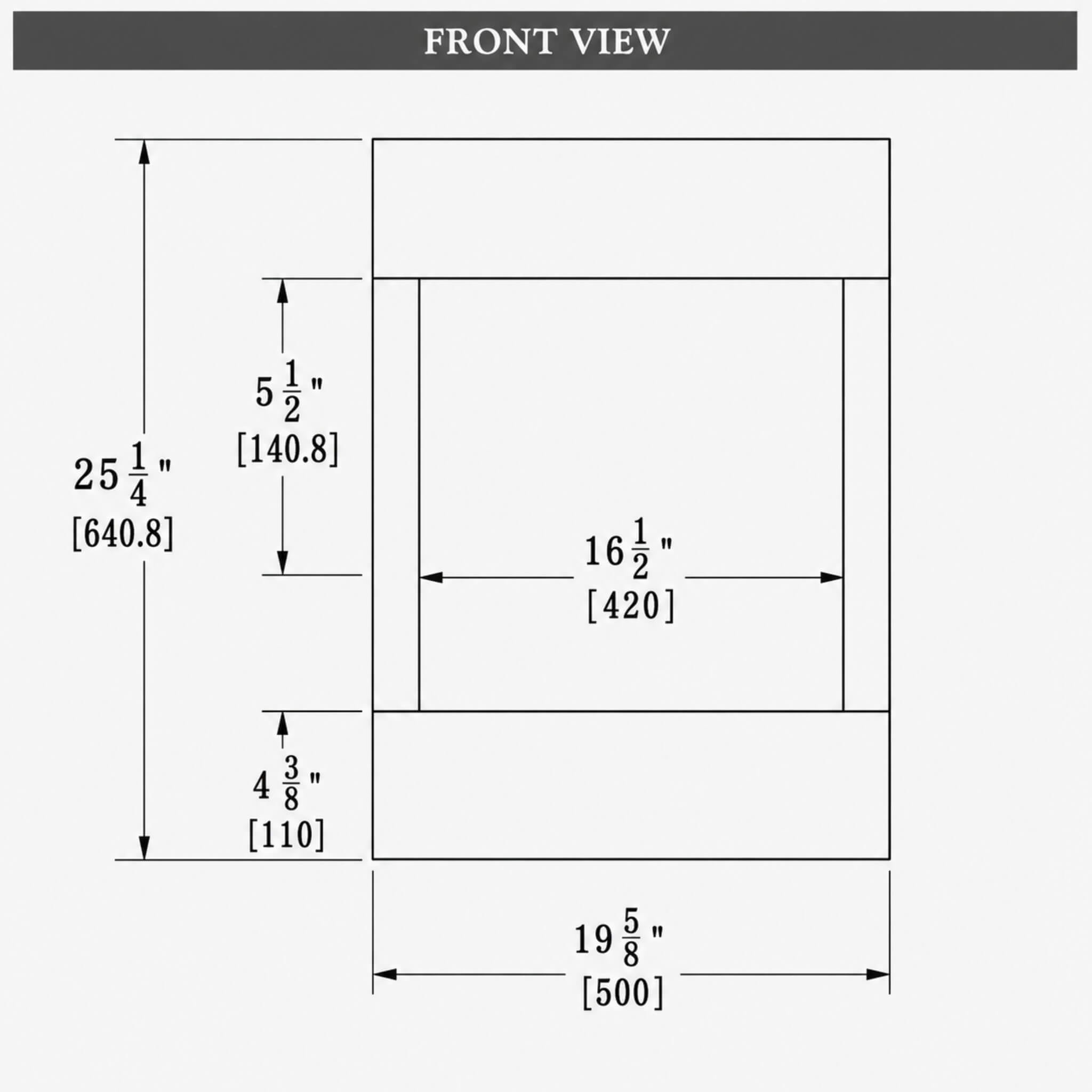 Amantii Cube 2025WM Freestanding Electric Fireplace [CUBE-2025WM] (SAK16508) – SAKSBY WHOLESALE, view 5