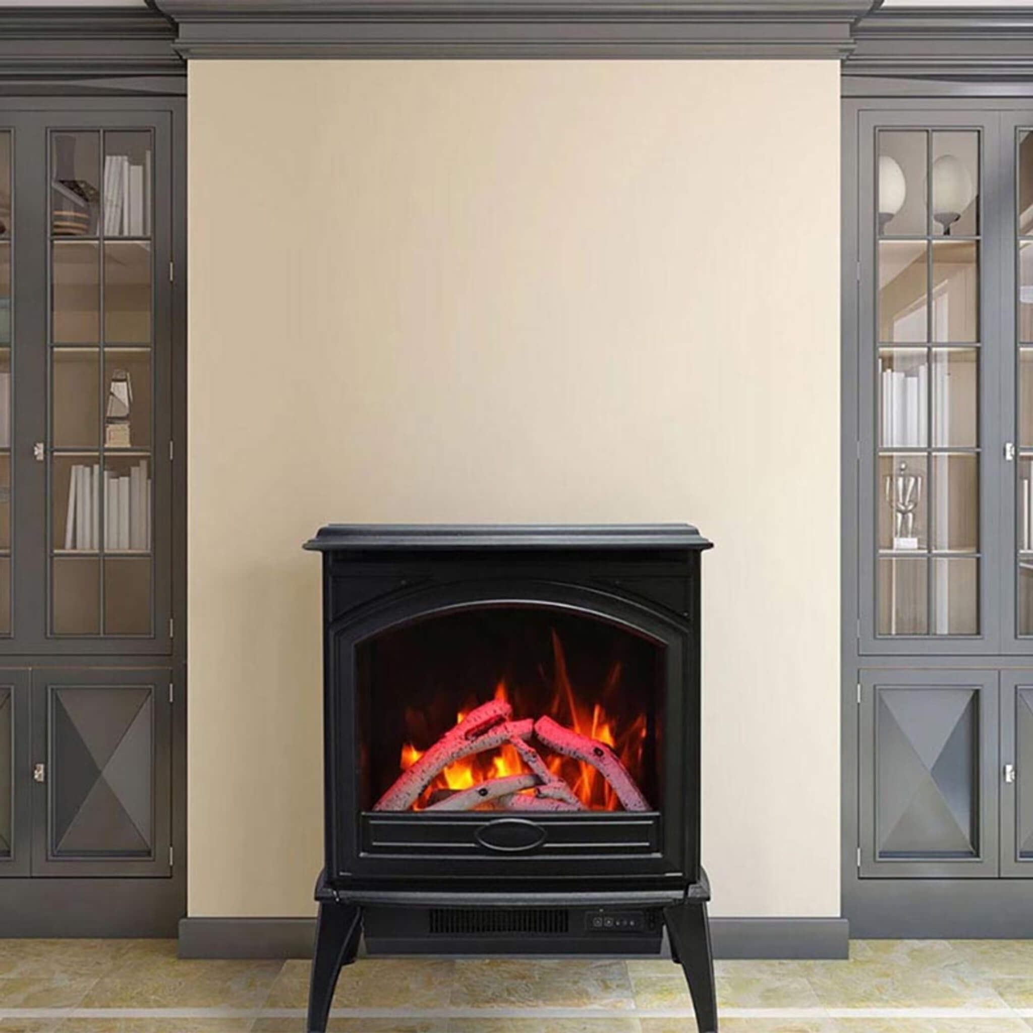 Amantii Freestanding Cast-Iron Electric Fireplace [E50-NA] (SAK53610) – SAKSBY WHOLESALE, view 4