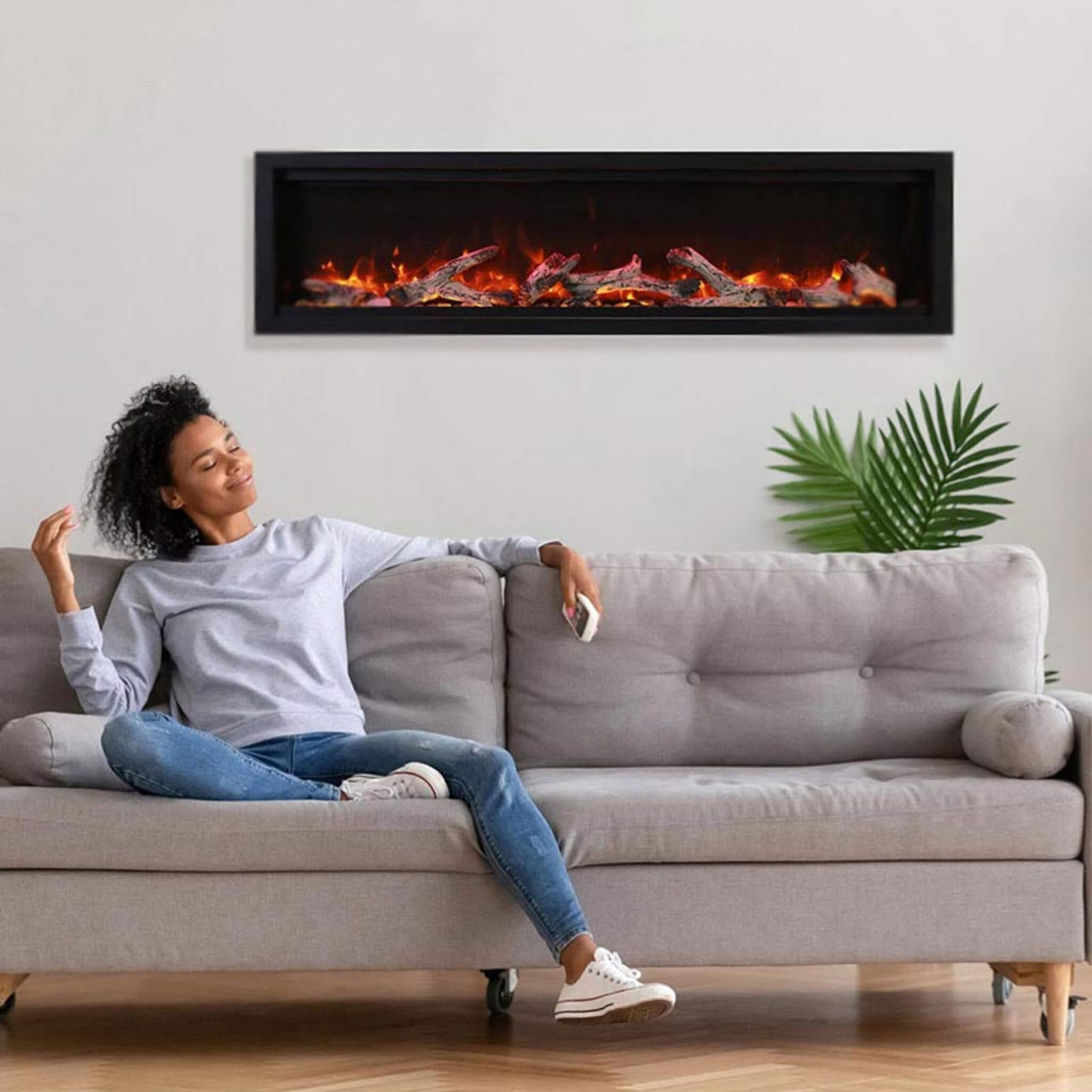 Amantii Symmetry Bespoke 50-Inch Smart Electric Fireplace [SYM-50-BESPOKE] (SAK12957) – SAKSBY WHOLESALE, view 5