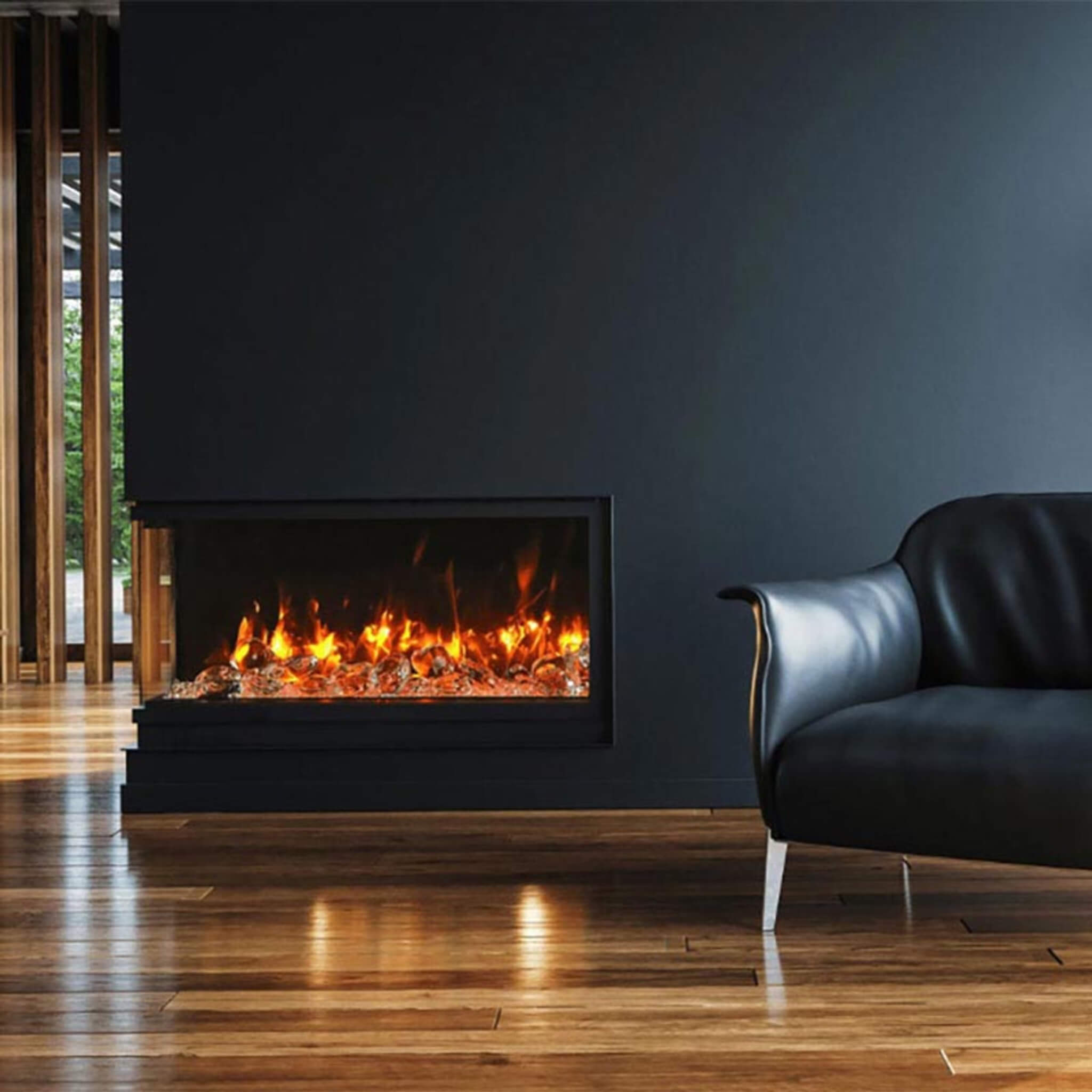 Amantii Tru-View Slim Smart 3-Sided Built-In Electric Fireplace [50/60-TRV-SLIM] (SAK28645) – SAKSBY WHOLESALE, view 5