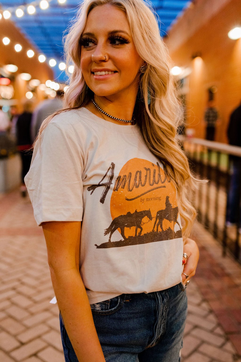 Wild Junkie Amarillo by Mornin' Western Graphic Tee — main product shot