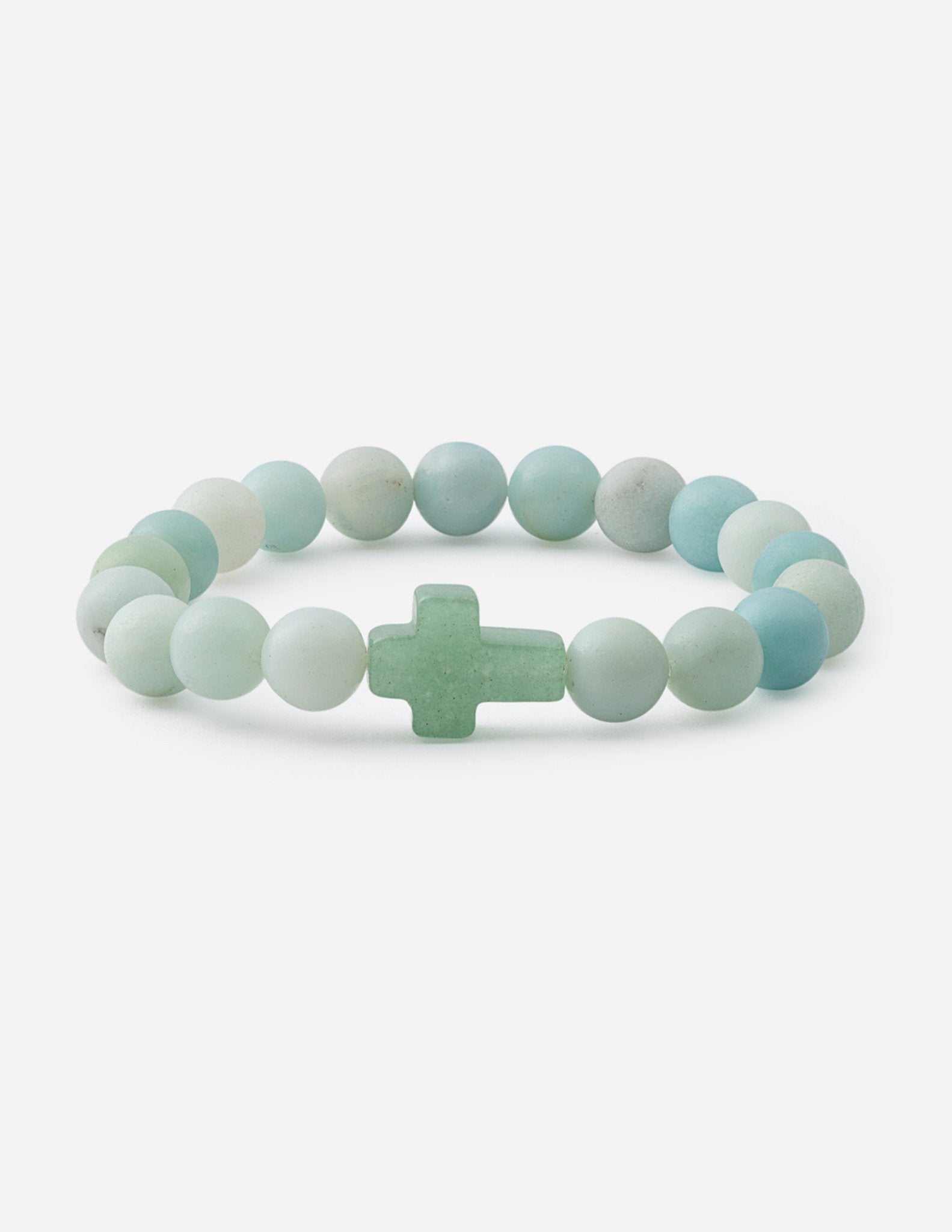 Elevated Faith Amazonite Cross — main product shot