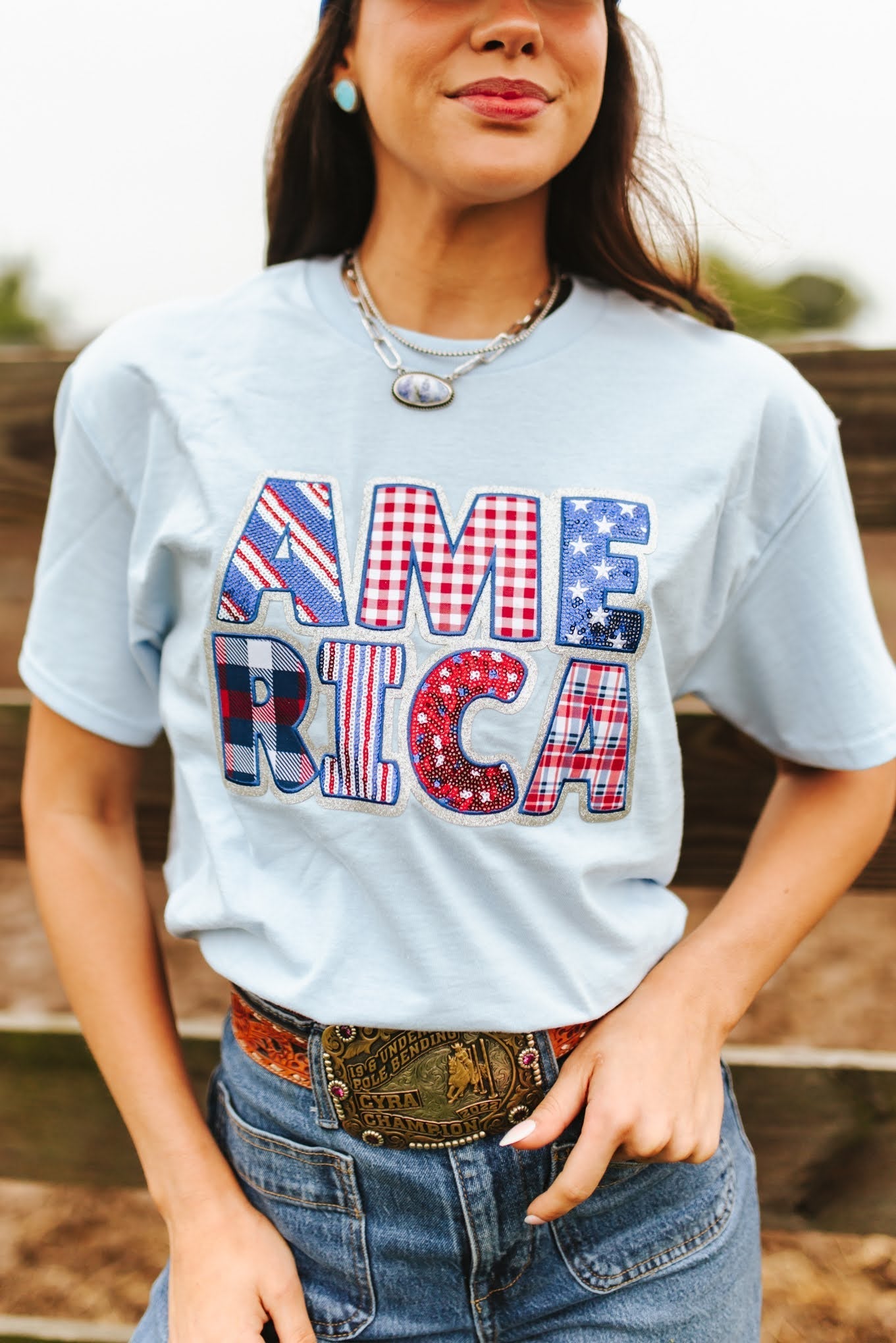 Wild Junkie America Sequin Patch Tee — graphic tees category context