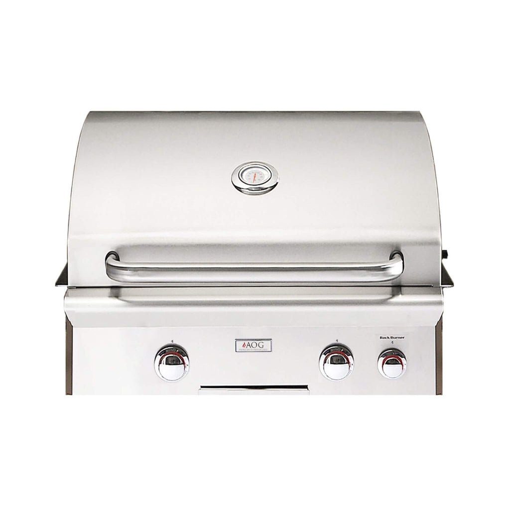 American Outdoor Grill L-Series 24-Inch 2-Burner Built-In Natural Gas Grill W/ Rotisserie Kit [24NBL] (SAK81425) – SAKSBY WHO