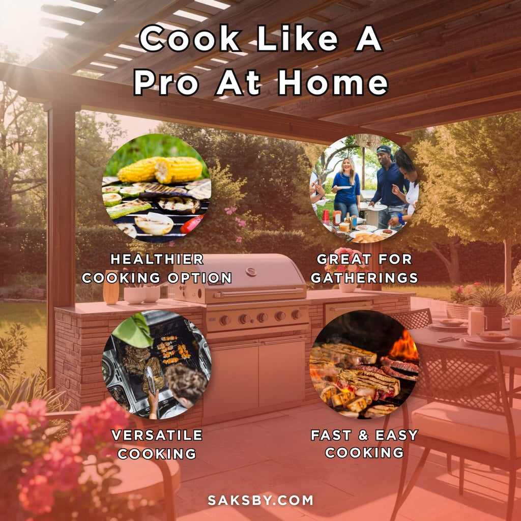 American Outdoor Grill L-Series 30-Inch 3-Burner Built-In Natural Gas Grill [30NBL-00SP] (SAK02335) – SAKSBY WHOLESALE, view 