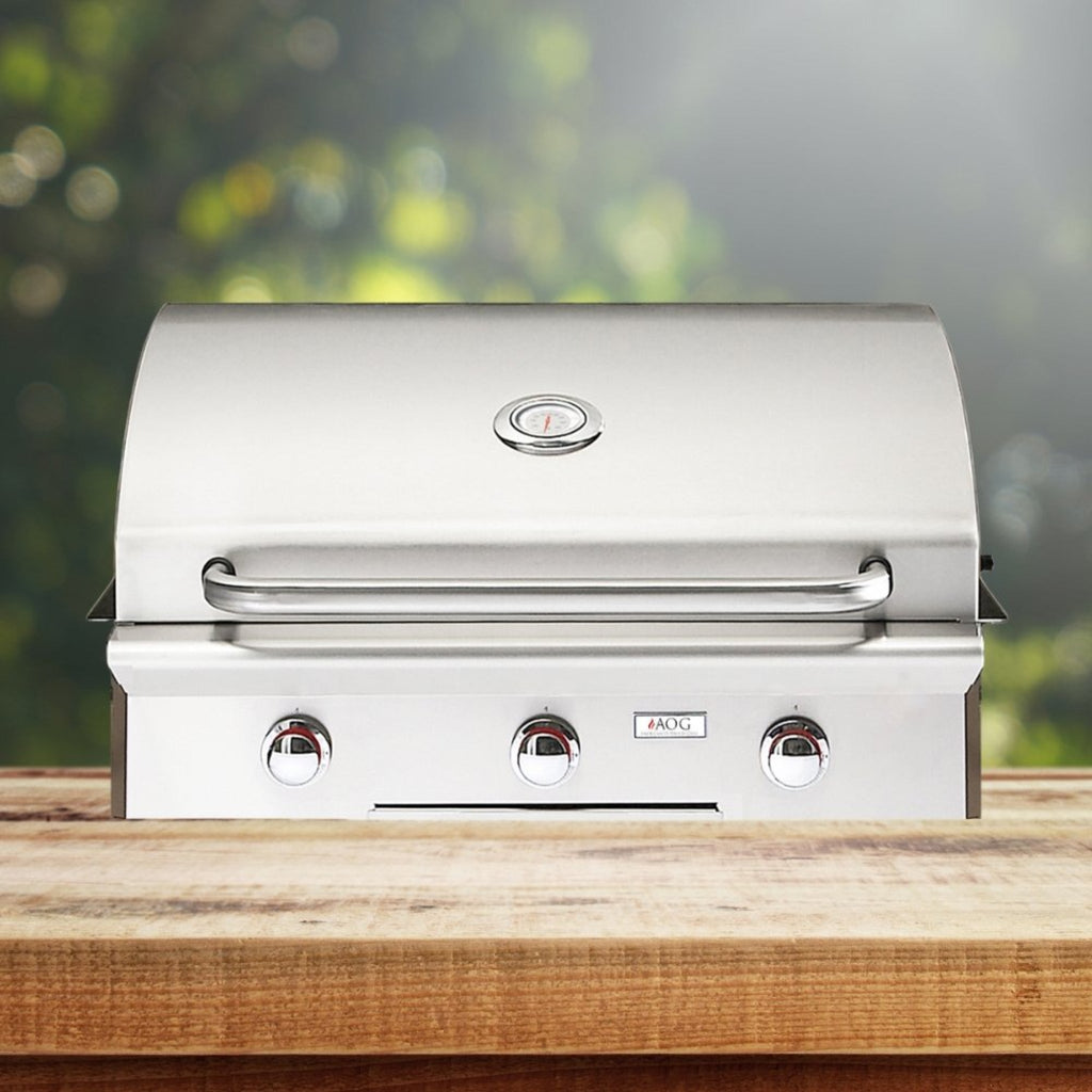 American Outdoor Grill L-Series 30-Inch 3-Burner Built-In Natural Gas Grill [30NBL-00SP] (SAK02335) – SAKSBY WHOLESALE, view 