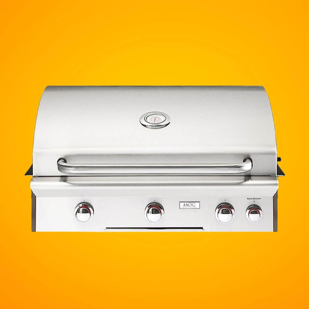 American Outdoor Grill L-Series 30-Inch 3-Burner Built-In Natural Gas Grill W/ Rotisserie Kit [30NBL] (SAK57636) – SAKSBY WHO