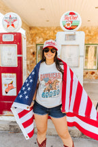 Wild Junkie American Rodeo 4th July Graphic Tee — construction detail