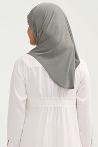Amira Bamboo Jersey Instant Hijab - Sage (Girls) Kids Veiled 