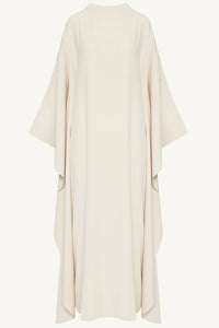 Amira Butterfly Inner Tie Abaya - Stone Abayas Veiled 