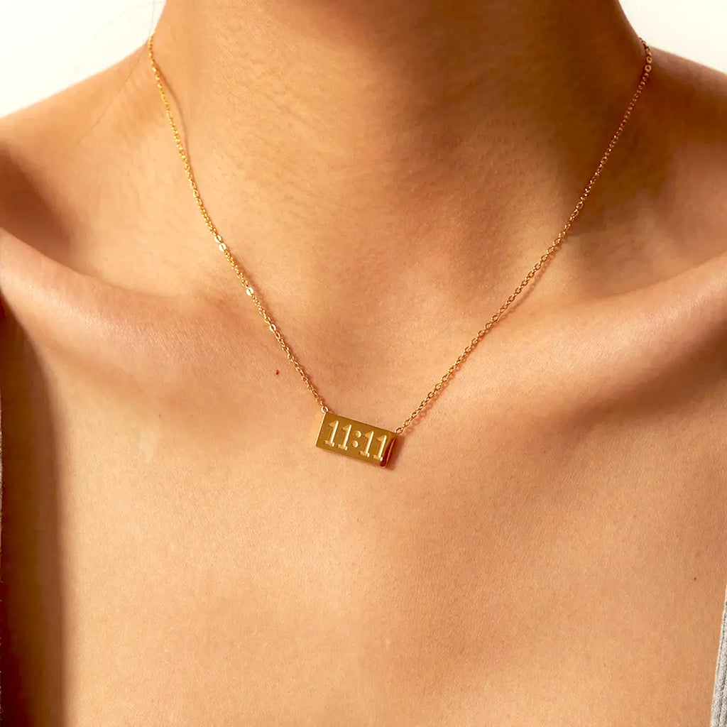 1111 Angel Number Necklace - Sori Style — view 2