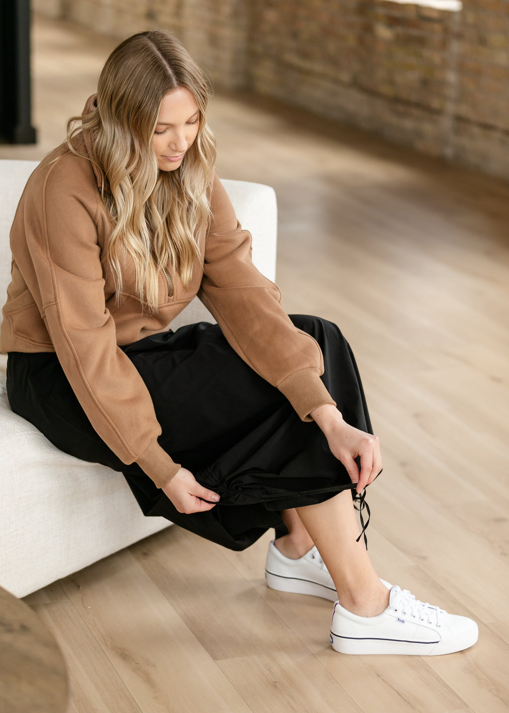 Inherit Co. Anika Hiking Maxi Skirt - FINAL SALE — detail close-up