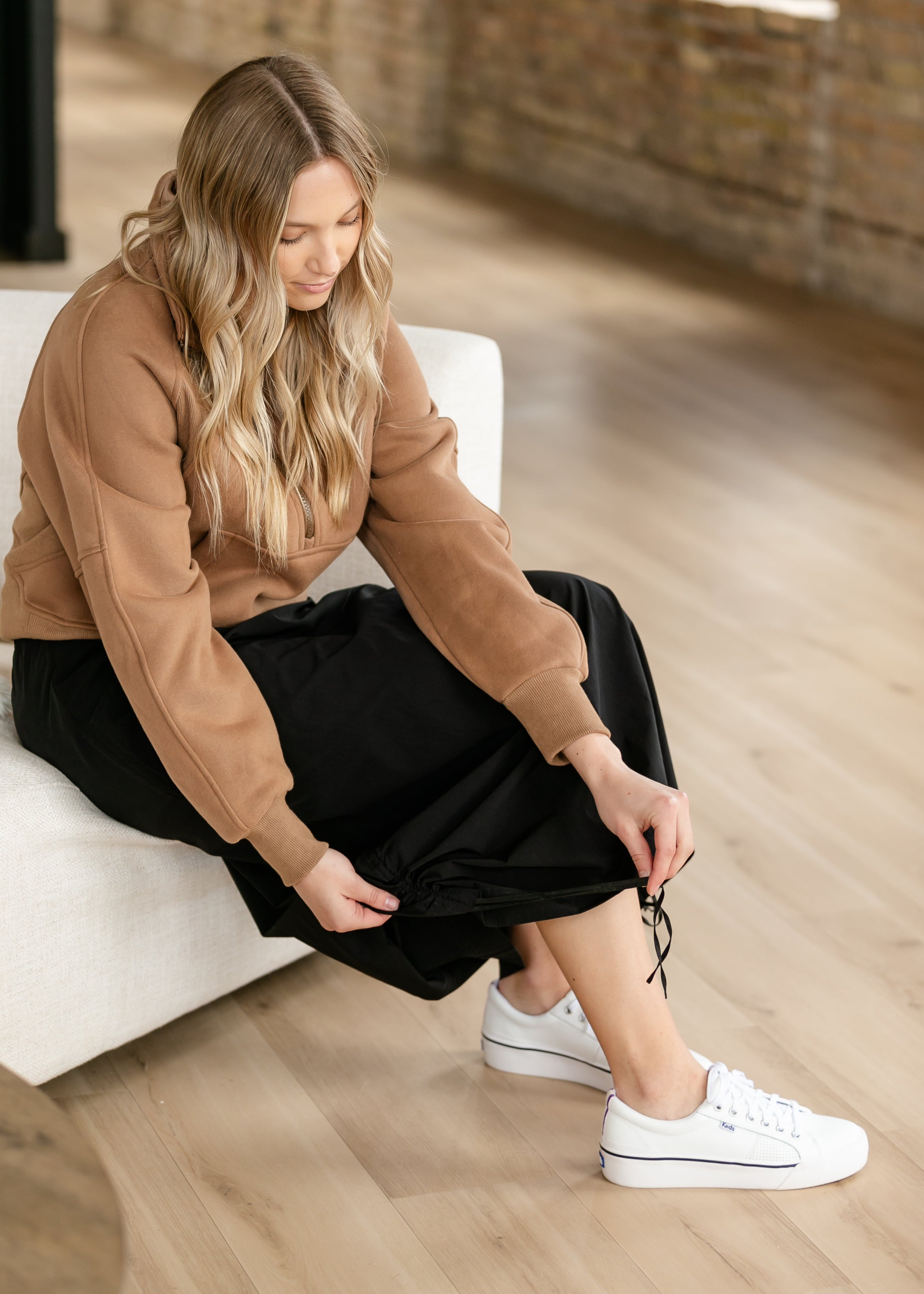 Inherit Co. Anika Hiking Maxi Skirt - FINAL SALE — detail close-up