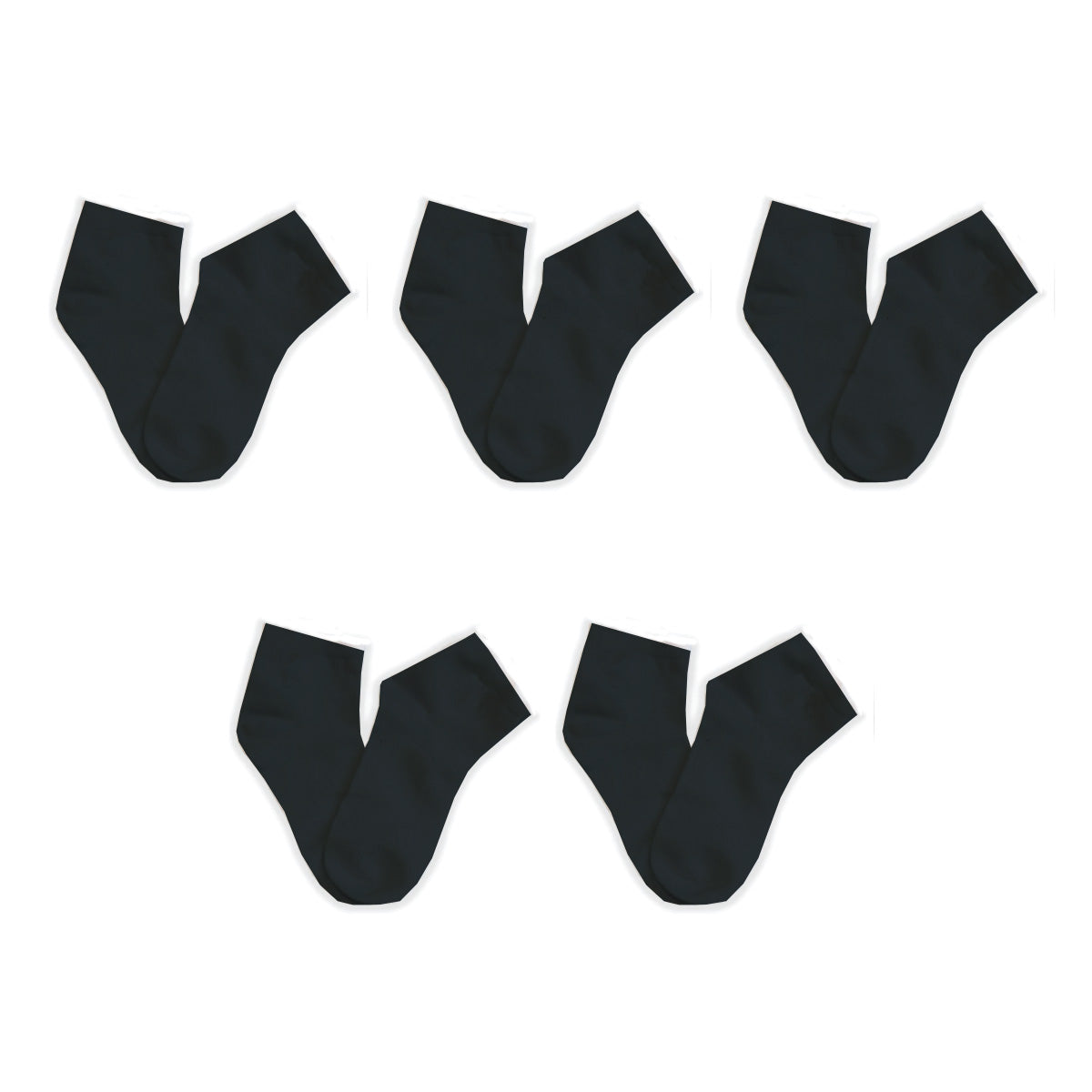 ParkerandTalia SmoothToe™ Ankle Socks – 5 Pack (Multi Color) — comparison shot