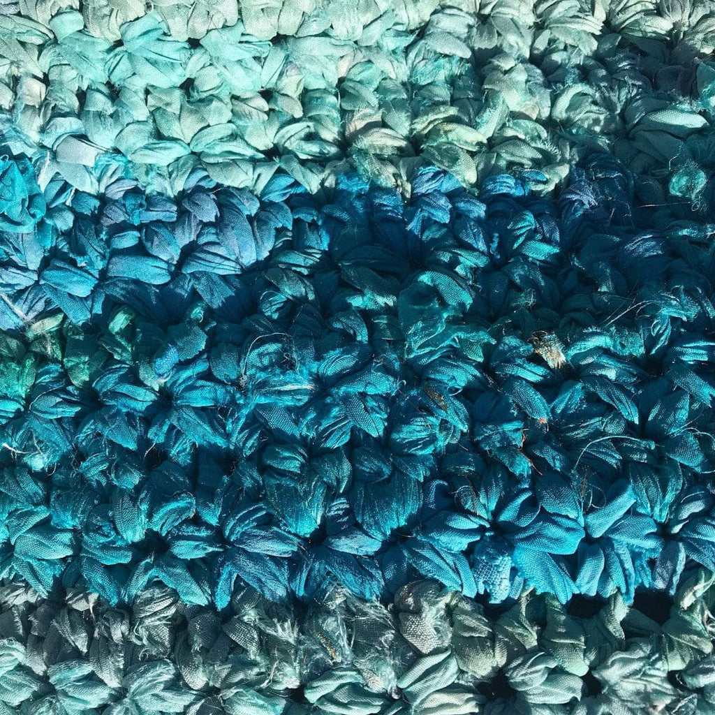Darn Good Yarn Anna Tote Bag Crochet Kit — Darn Good Yarn branding close-up