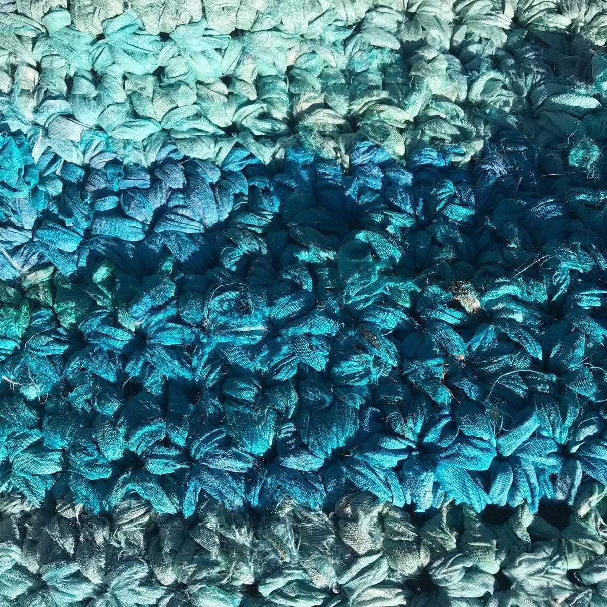 Darn Good Yarn Anna Tote Bag Crochet Kit — Darn Good Yarn branding close-up