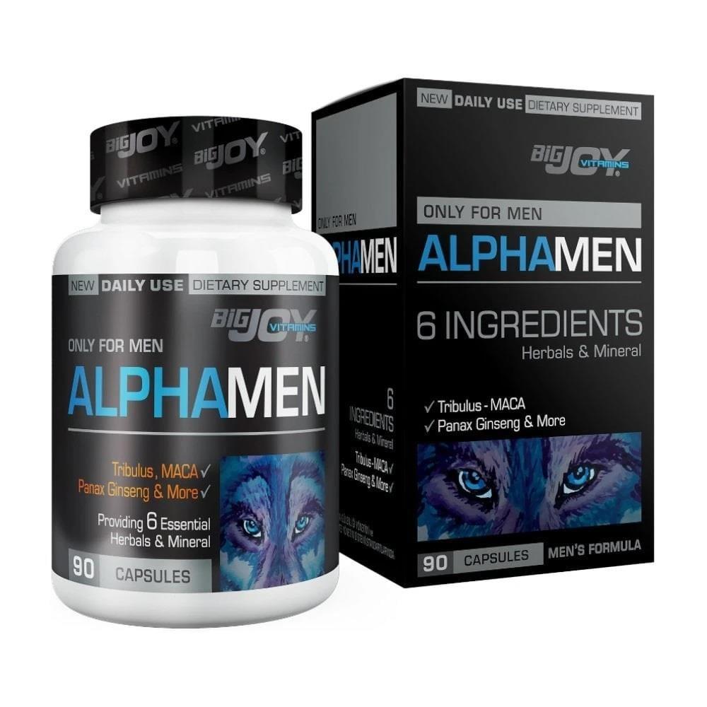 Suda Vitamin Alpha Men 90 Capsules - Men's Health Supplement with Herbal Extracts & Zinc