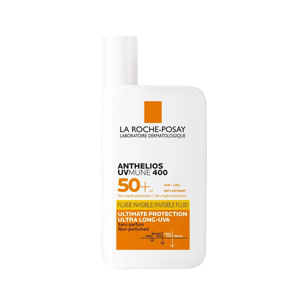 La Roche-Posay Anthelios UVMUNE 400 SPF50+ Facial Sunscreen: Ultimate Protection Against Sun Damage, Anti-Aging for Sensitive Skin, 50ml