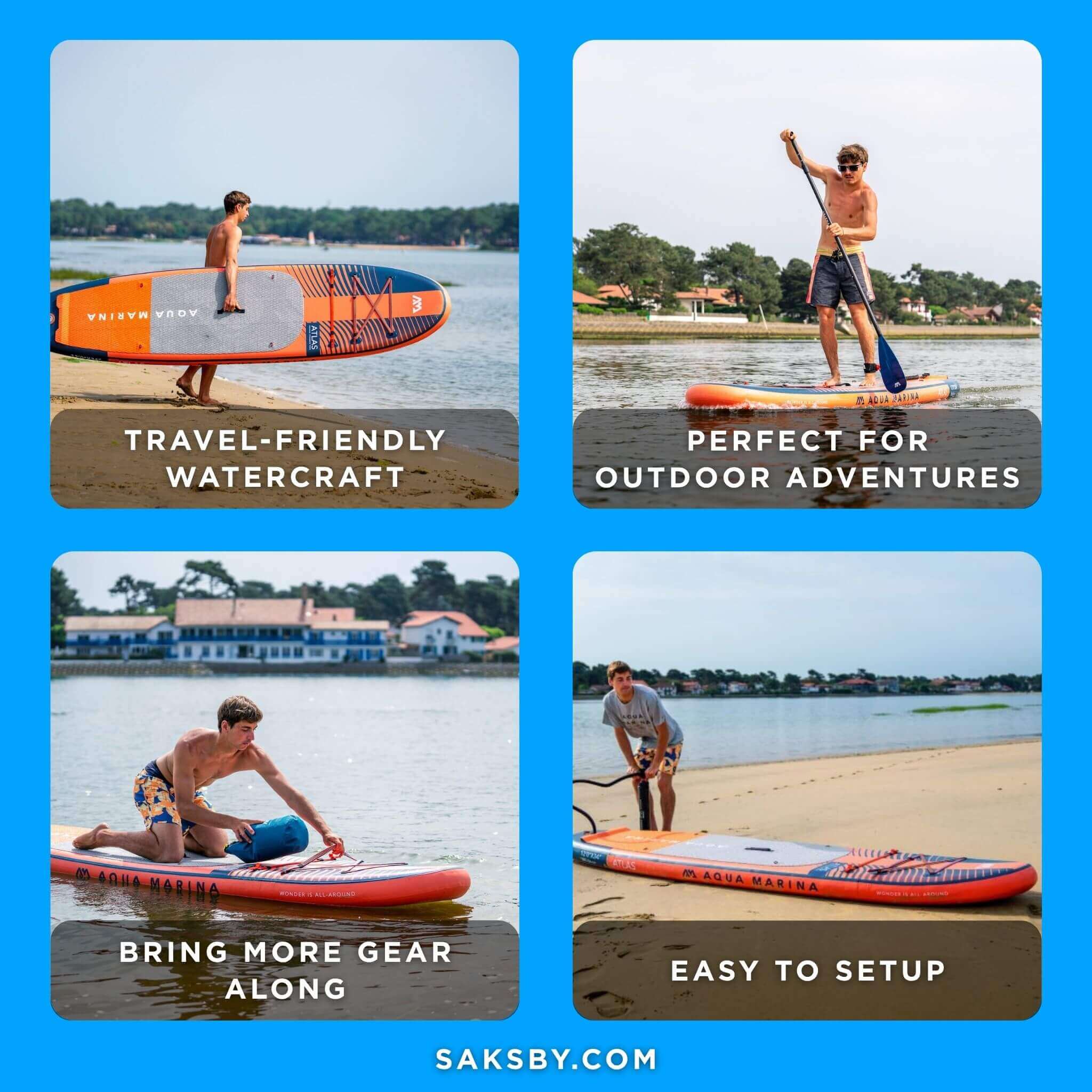 Aqua Marina Atlas 12FT All-Around Inflatable Paddleboard [BT-21ATP] (SAK57569) – SAKSBY WHOLESALE, view 4