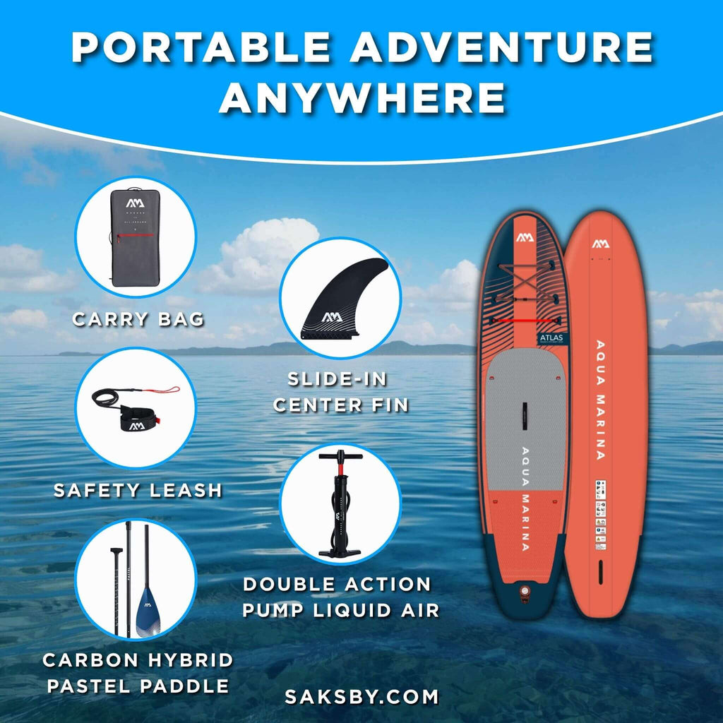 Aqua Marina Atlas 12FT All-Around Inflatable Paddleboard [BT-21ATP] (SAK57569) – SAKSBY WHOLESALE, view 9
