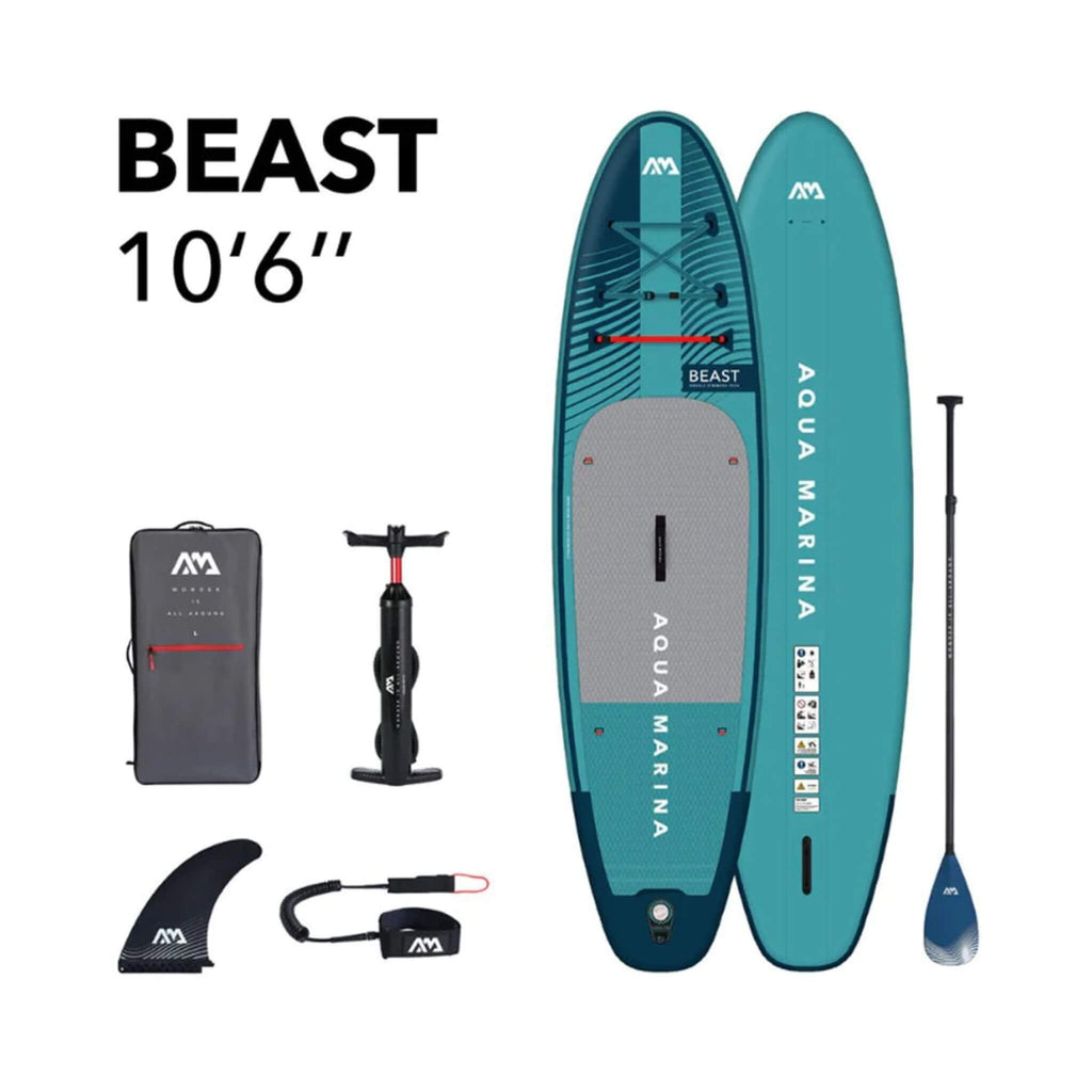 Aqua Marina Beast 10FT Advanced All-Around Inflatable SUP With Carbon Hybrid Paddle [BT-23BEP] (SAK89512) – SAKSBY WHOLESALE,