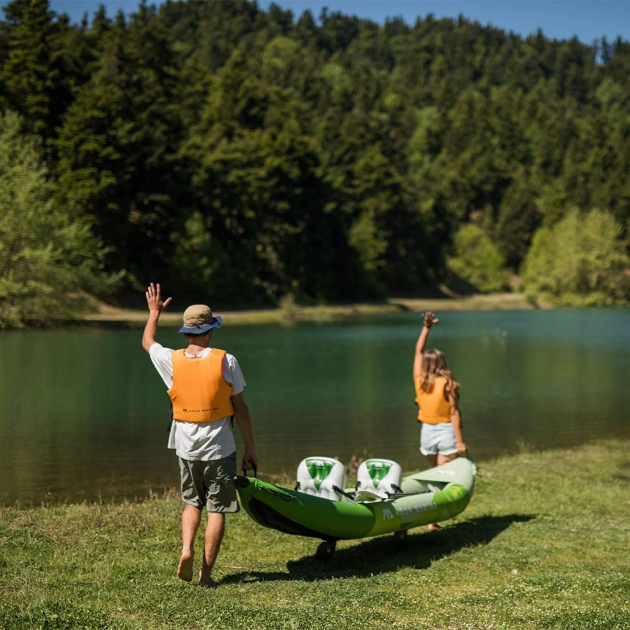 Aqua Marina Betta 14FT 2-Person Inflatable Recreational Kayak With Paddles [BE-412] (SAK01375) – SAKSBY WHOLESALE, view 11