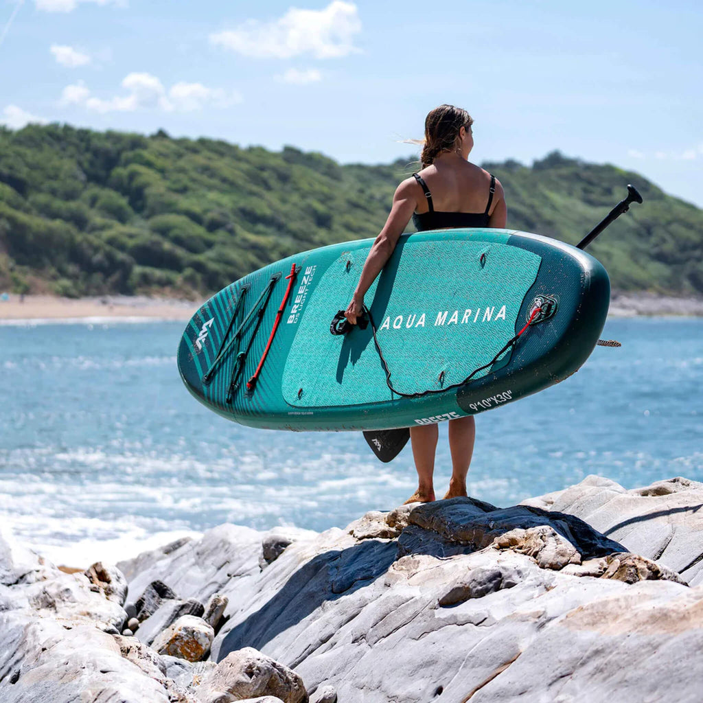 Aqua Marina Breeze 9FT Green Compact Inflatable SUP With Drop Stitch Light Technology [BT-23BRP] (SAK68745) – SAKSBY WHOLESAL