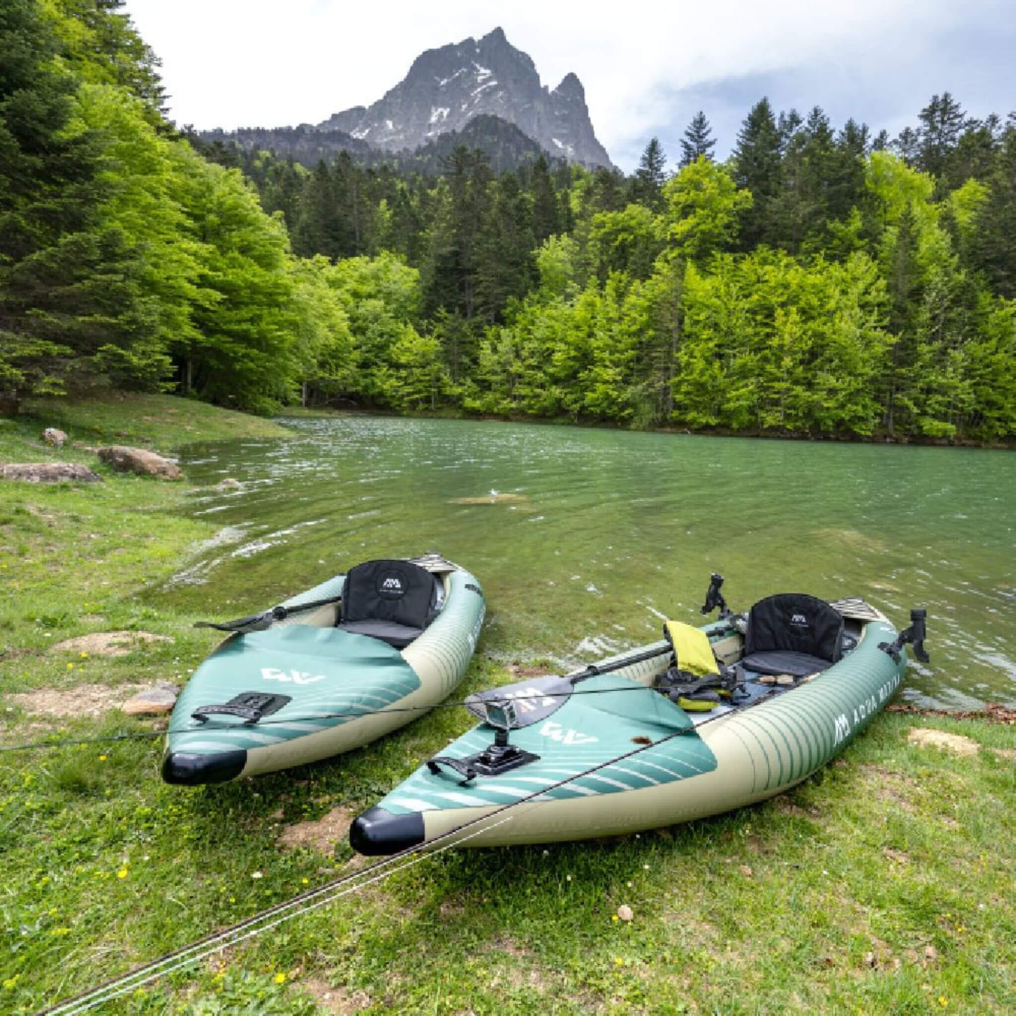 Aqua Marina Caliber 13FT Angling Kayak With Foldable Fishing Seat [Paddle Excluded] [CA-398] (SAK23467) – SAKSBY WHOLESALE, v