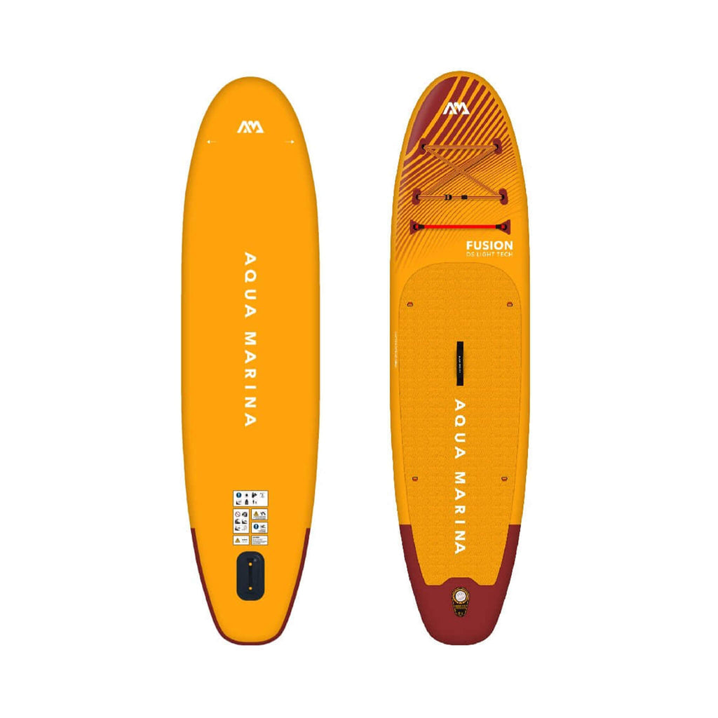 Aqua Marina Fusion 10FT Premium All-Around SUP W/ Durable PVC Rail Layers & Grooved EVA Footpad [BT-23FUP] (SAK37195) – SAKSB