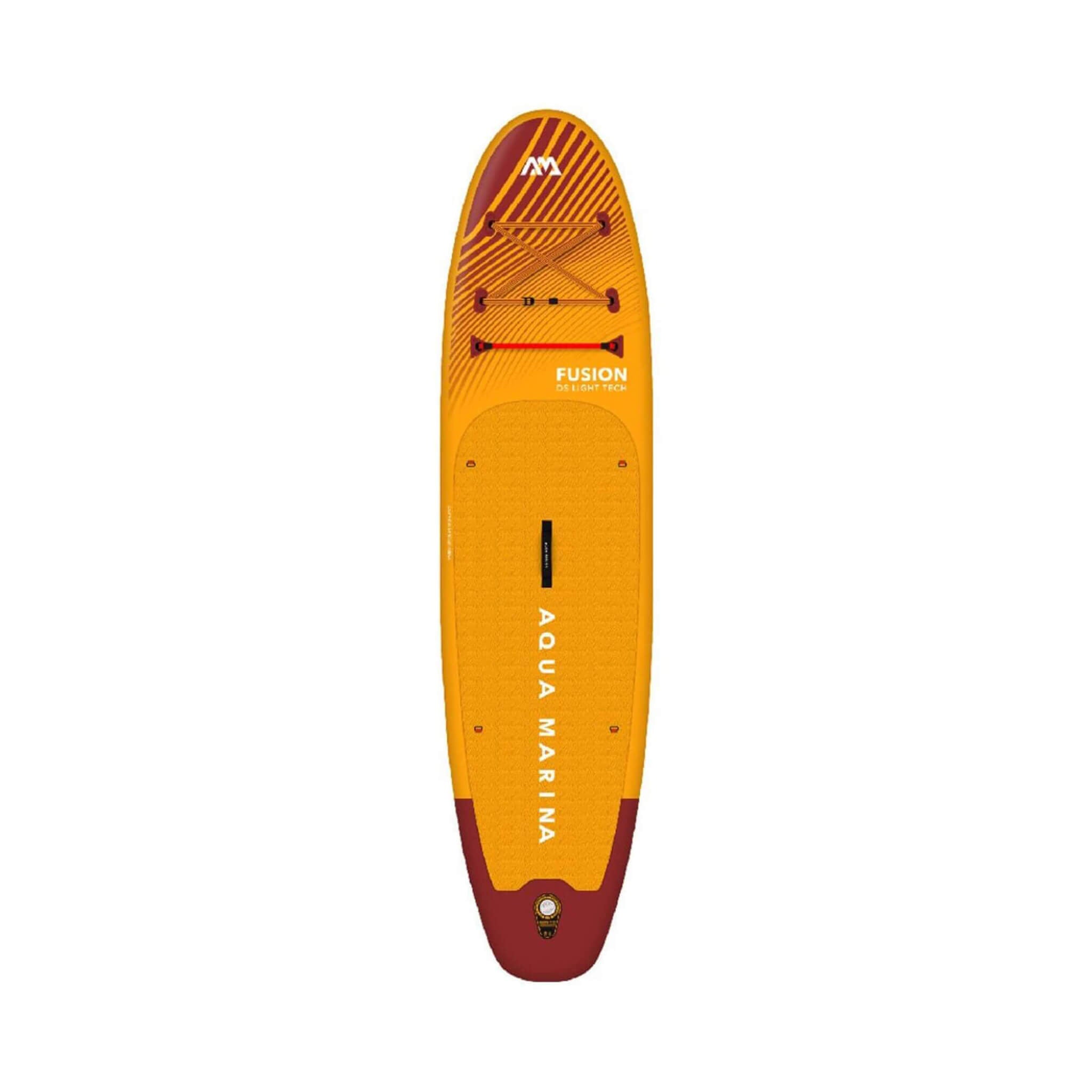 Aqua Marina Fusion 10FT Premium All-Around SUP W/ Durable PVC Rail Layers & Grooved EVA Footpad [BT-23FUP] (SAK37195) – SAKSB