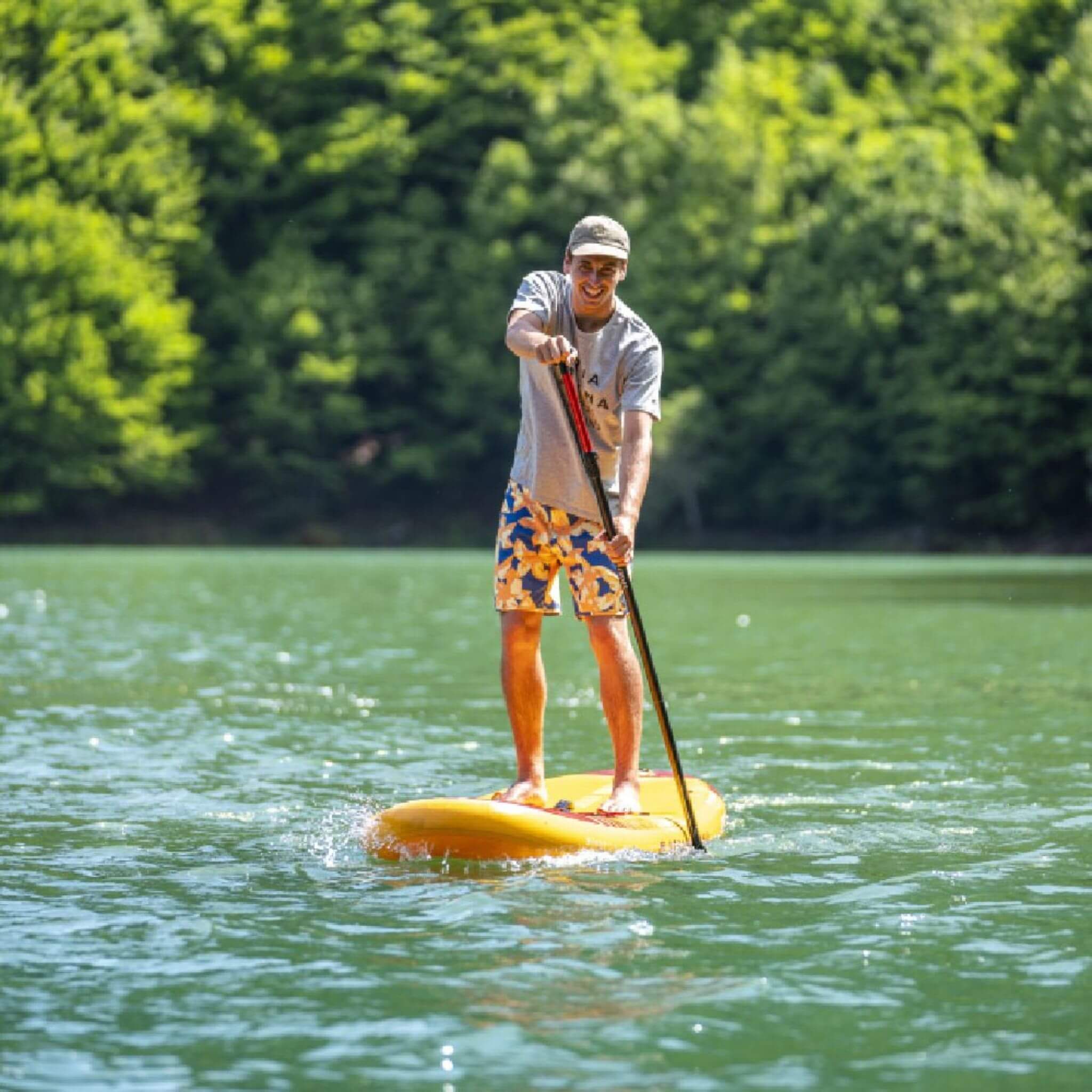 Aqua Marina Fusion 10FT Premium All-Around SUP W/ Durable PVC Rail Layers & Grooved EVA Footpad [BT-23FUP] (SAK37195) – SAKSB