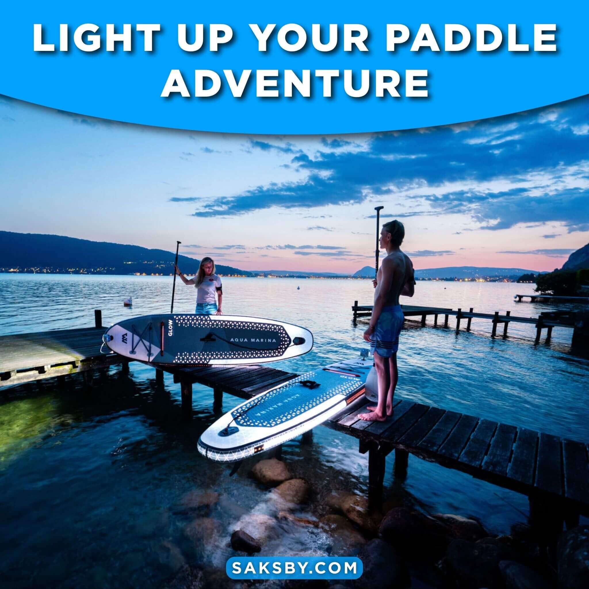 Aqua Marina Glow 10FT All-Around ISUP With Ambient Light System And Safety Leash [BT-24GL] (SAK48269) – SAKSBY WHOLESALE, vie