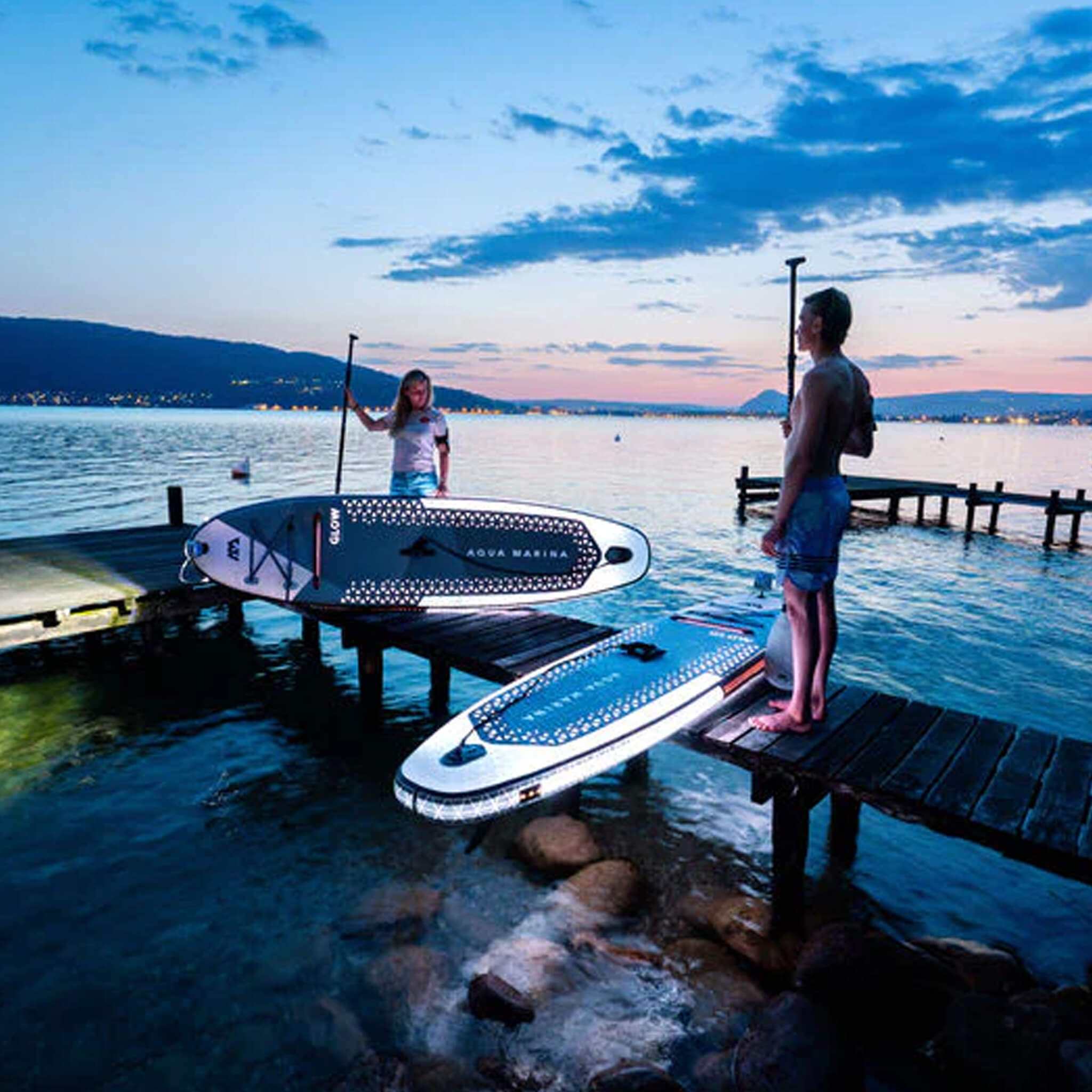 Aqua Marina Glow 10FT All-Around ISUP With Ambient Light System And Safety Leash [BT-24GL] (SAK48269) – SAKSBY WHOLESALE, vie