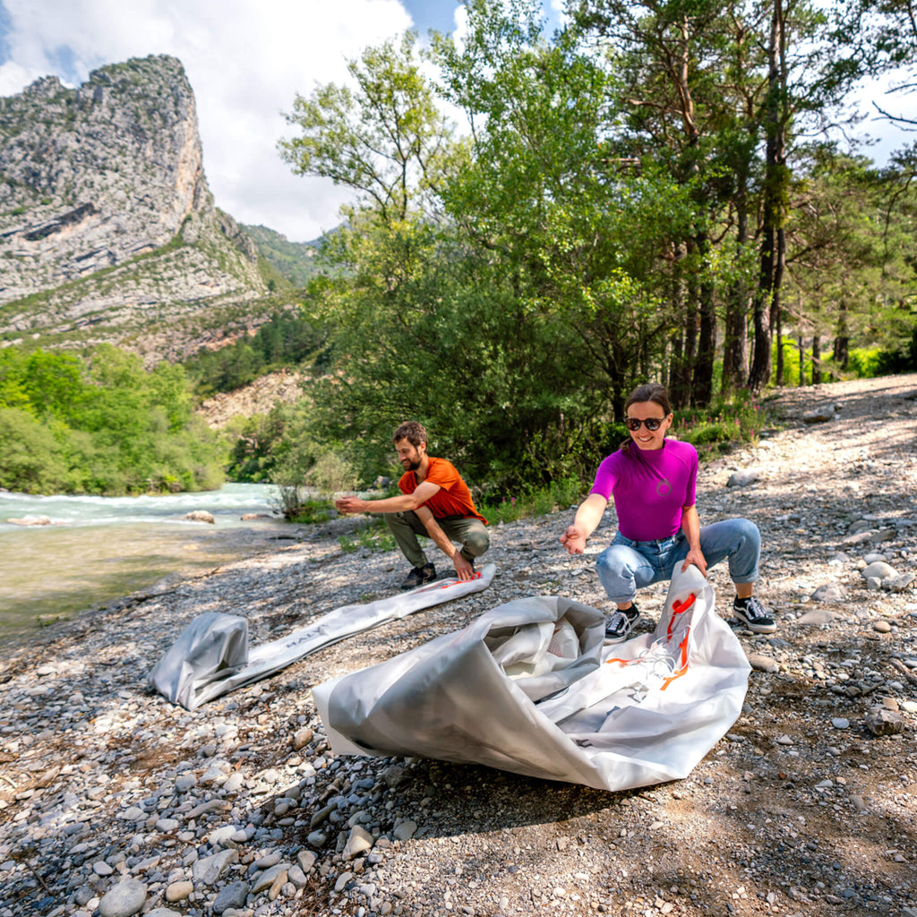 Aqua Marina Halve Ultra-Light Packayak™ 2-Person Kayak With DWF Deck [Paddle Excluded] [HA-398] (SAK41876) – SAKSBY WHOLESALE