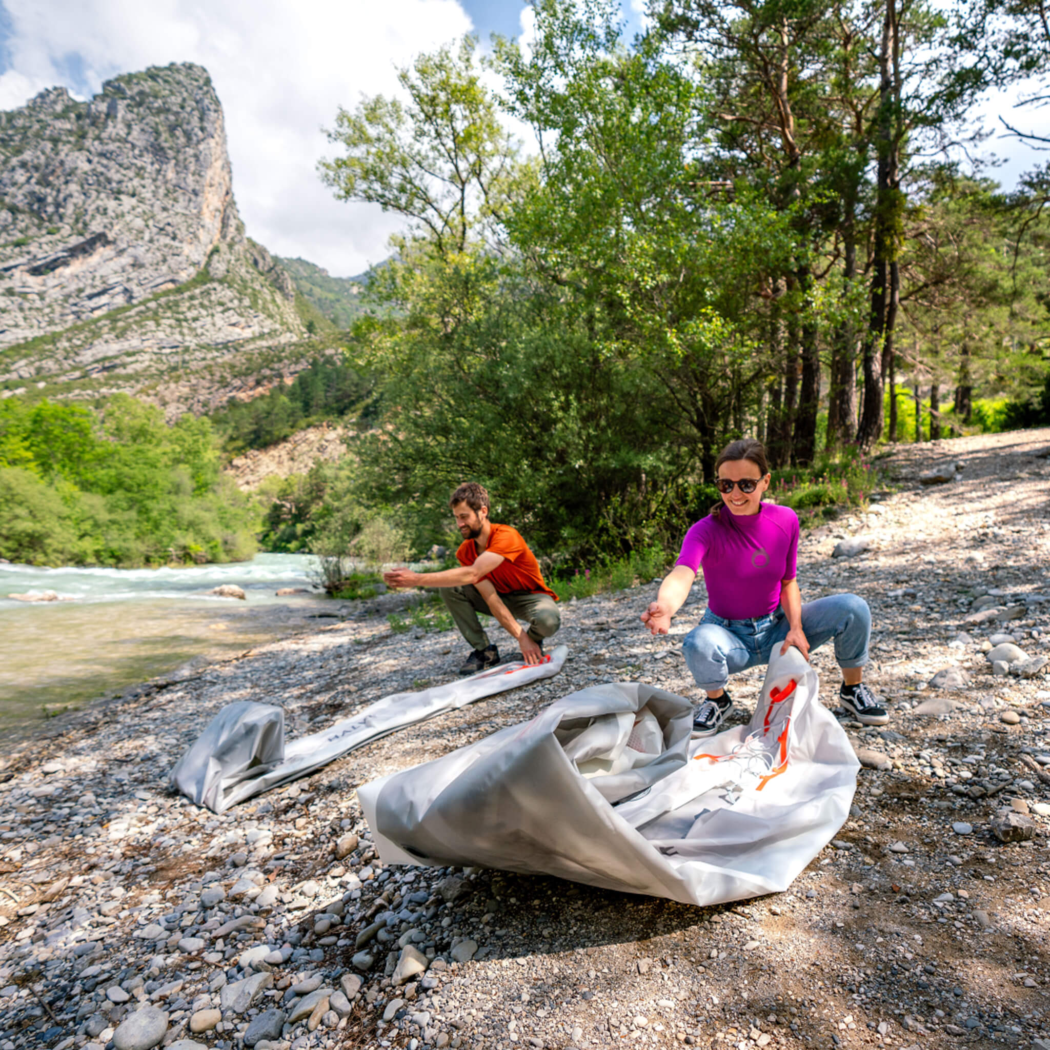 Aqua Marina Halve Ultra-Light Packayak™ 2-Person Kayak With DWF Deck [Paddle Excluded] [HA-398] (SAK41876) – SAKSBY WHOLESALE