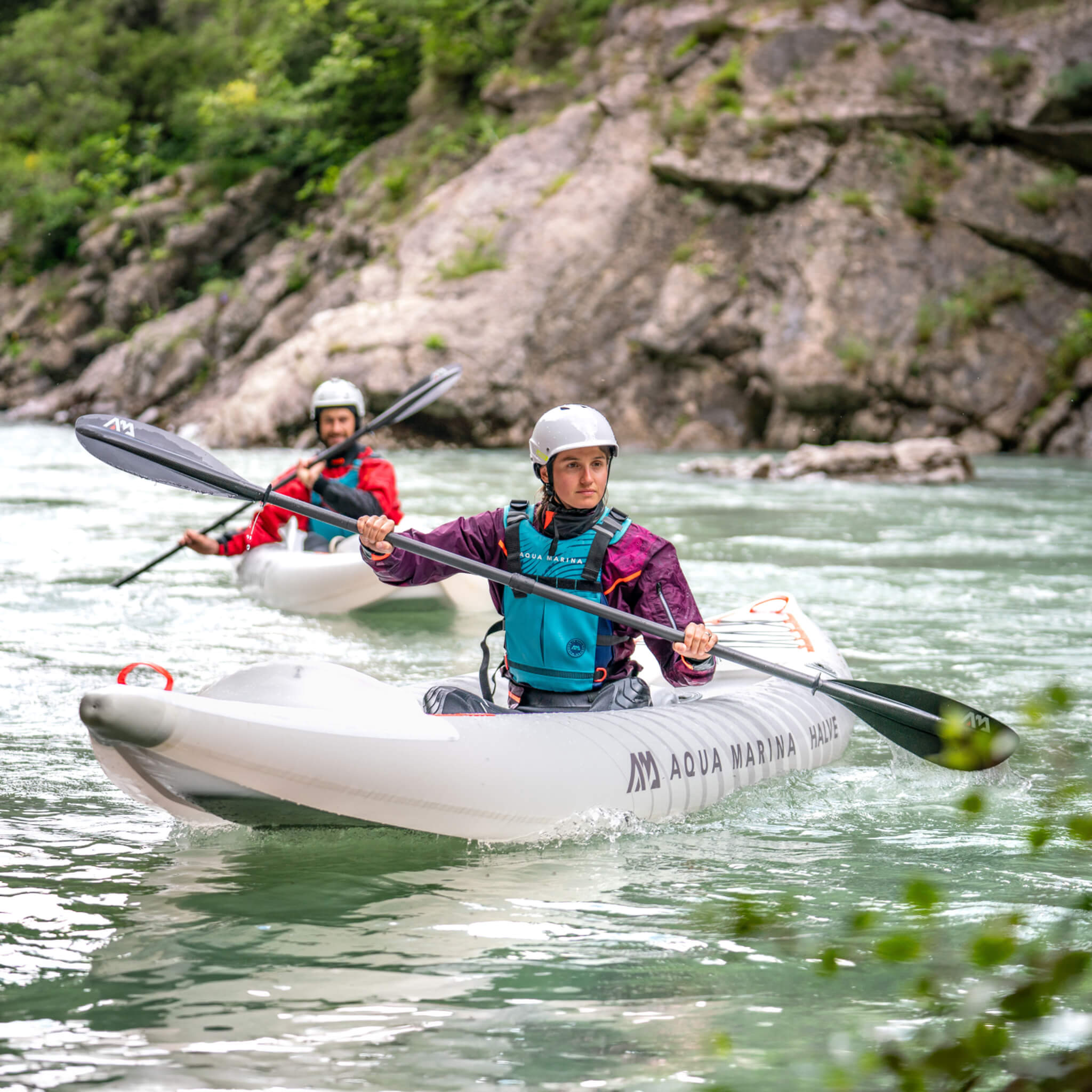 Aqua Marina Halve Ultra-Light Packayak™ 2-Person Kayak With DWF Deck [Paddle Excluded] [HA-398] (SAK41876) – SAKSBY WHOLESALE