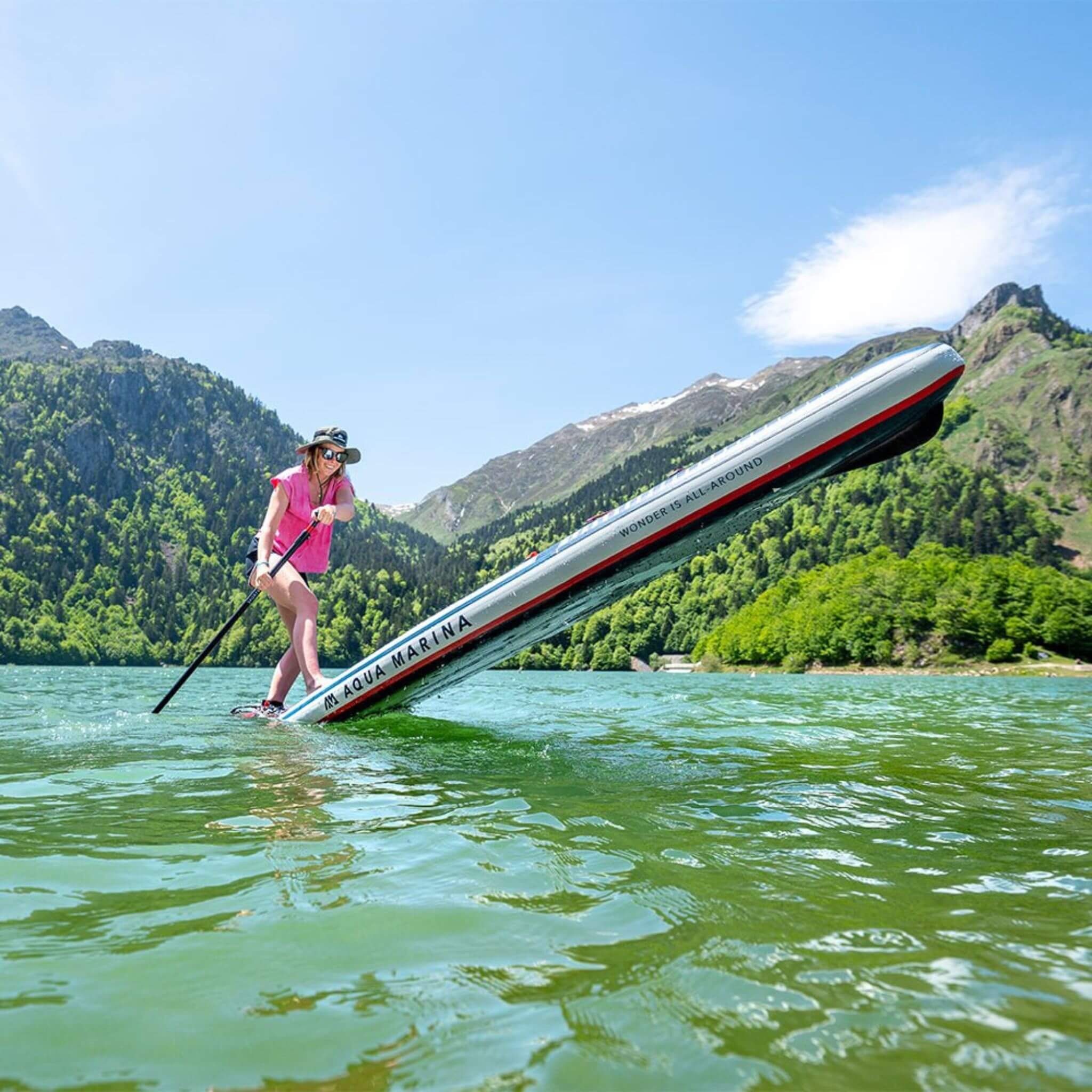 Aqua Marina Hyper 12FT Navy Touring SUP With Hydrodynamic Rail Edges & Adjustable Bungee [BT-23HY02] (SAK23285) – SAKSBY WHOL