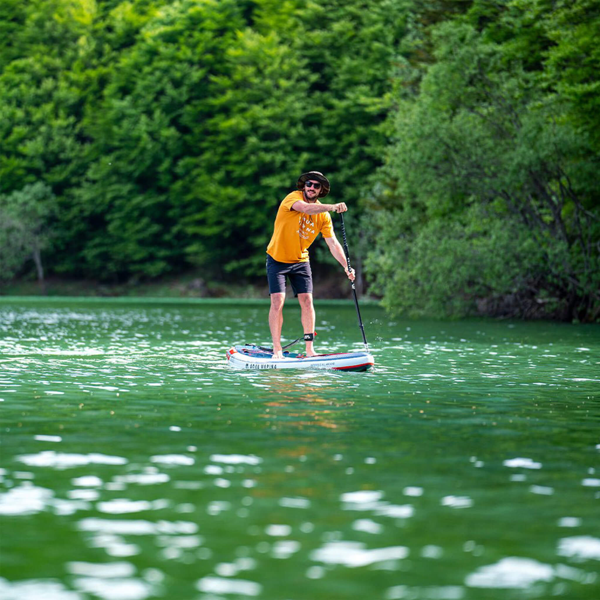 Aqua Marina Hyper 12FT Navy Touring SUP With Hydrodynamic Rail Edges & Adjustable Bungee [BT-23HY02] (SAK23285) – SAKSBY WHOL