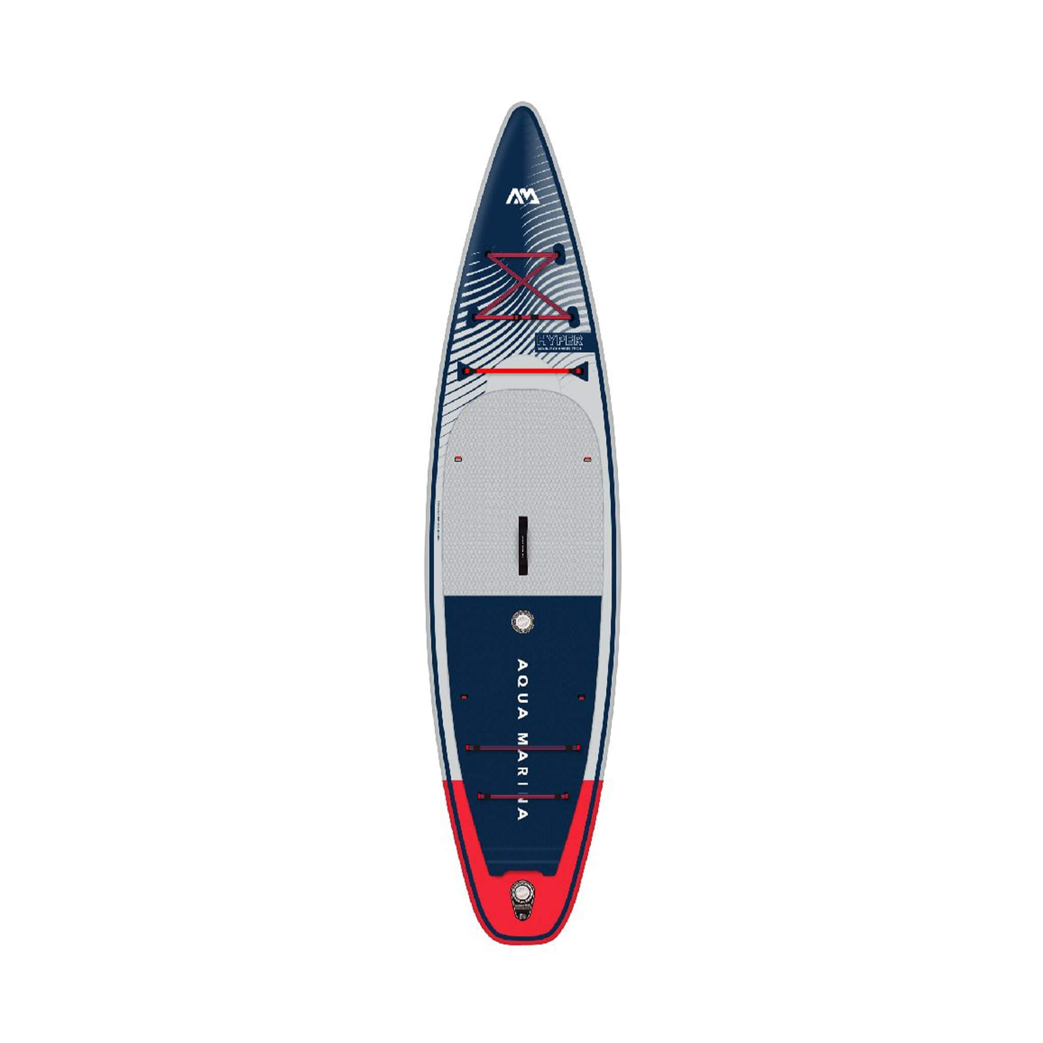 Aqua Marina Hyper 12FT Navy Touring SUP With Hydrodynamic Rail Edges & Adjustable Bungee [BT-23HY02] (SAK23285) – SAKSBY WHOL