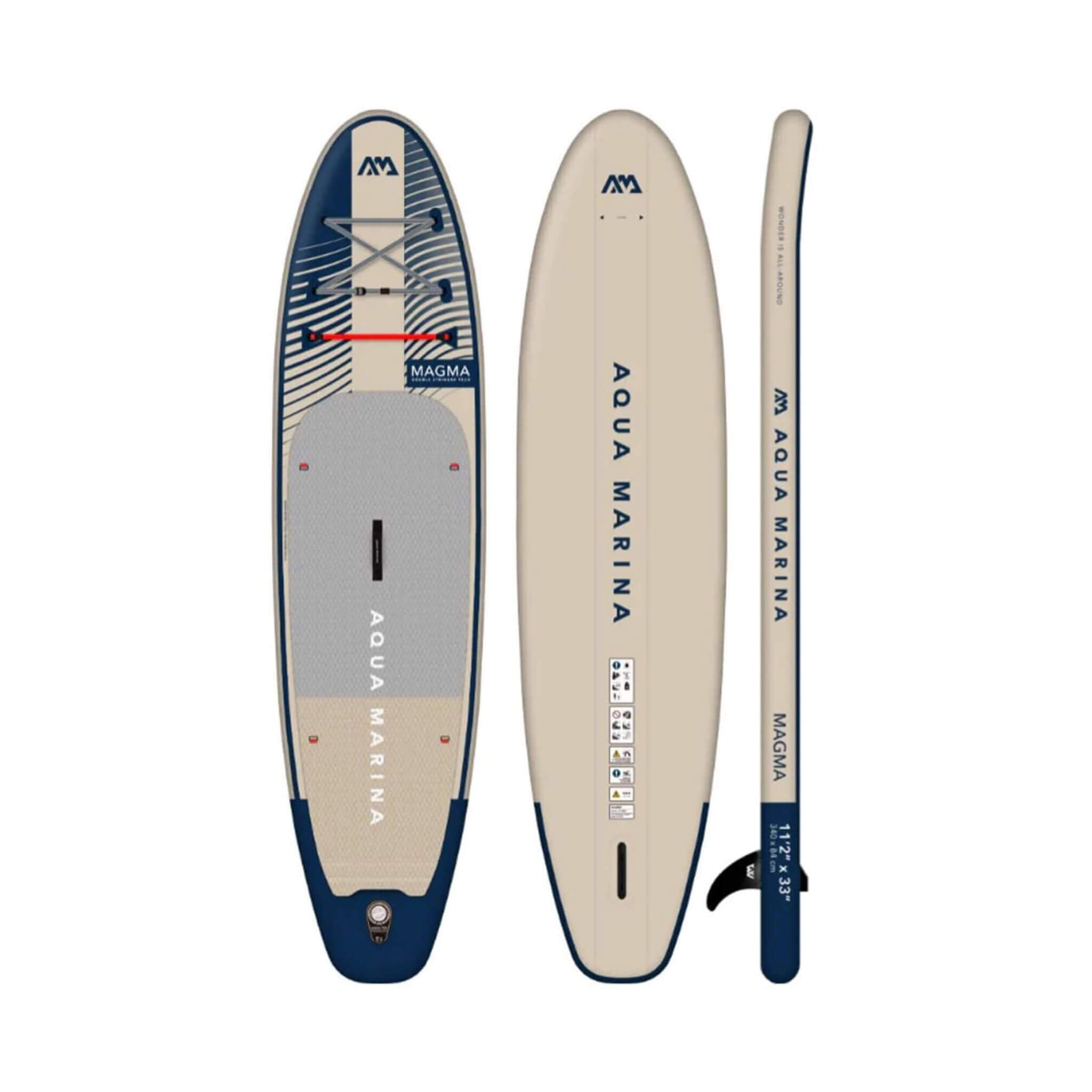 Aqua Marina Magma 11FT All-Around Inflatable SUP With Carbon Hybrid Paddle [BT-23MAP] (SAK35791) – SAKSBY WHOLESALE, view 3