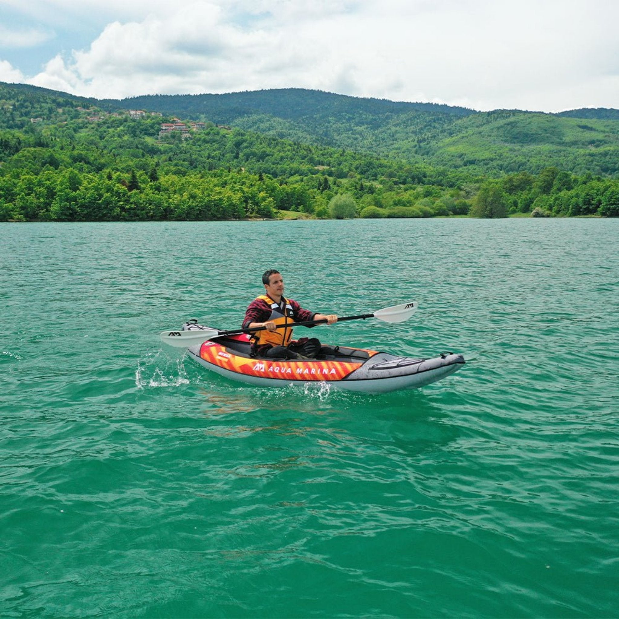 Aqua Marina Memba 330 10FT 1-Person Ultra Stiff Touring Kayak With Double Wall Fabric Floor [ME-330] (SAK56789) – SAKSBY WHOL